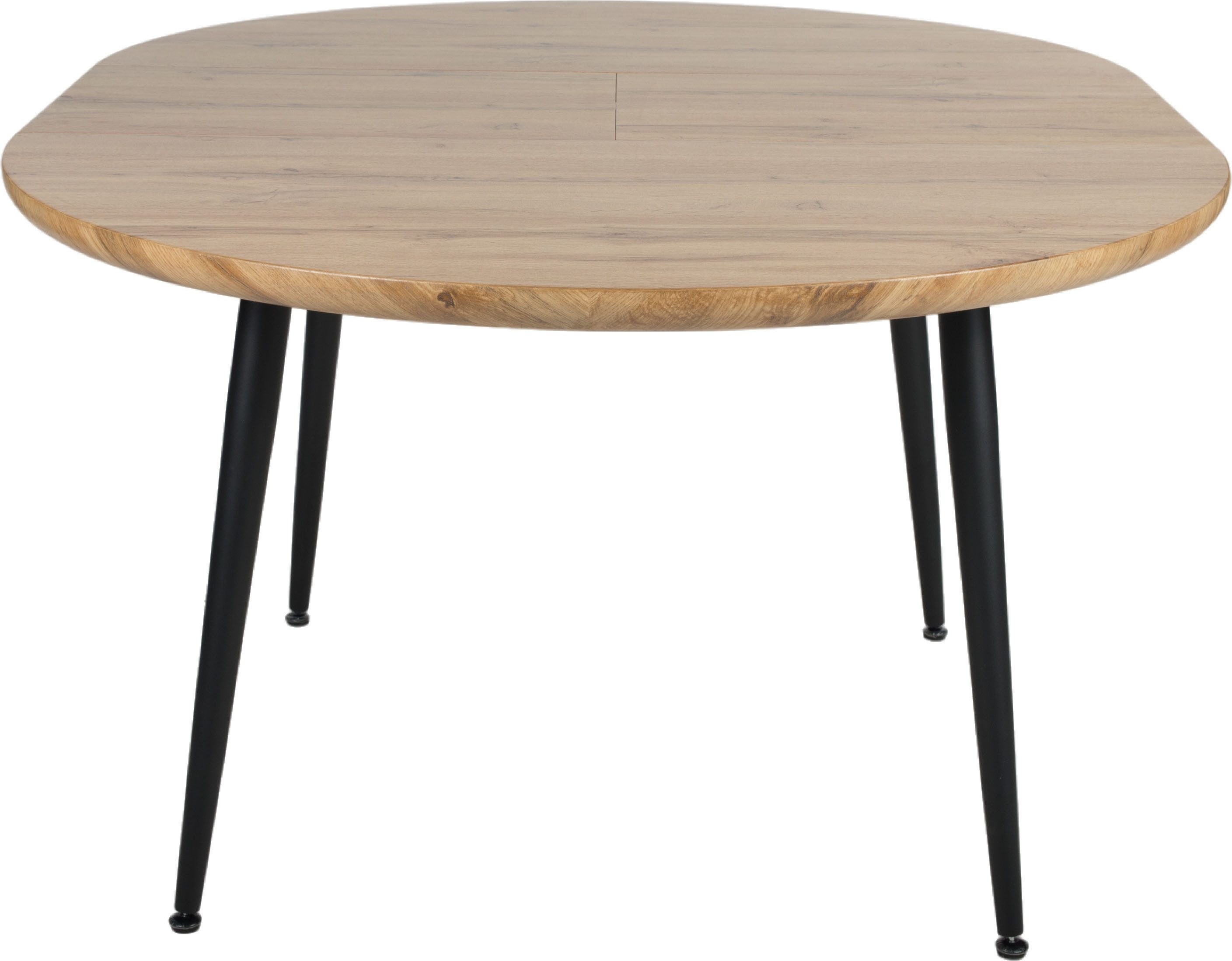 Duo Collection Esstisch Ausziehtisch Frida (1-St), 1,20m - 1,60m, Wildeichenoptik, stabiles Metallgestell, bis 100 kg – Bild 4 von 5