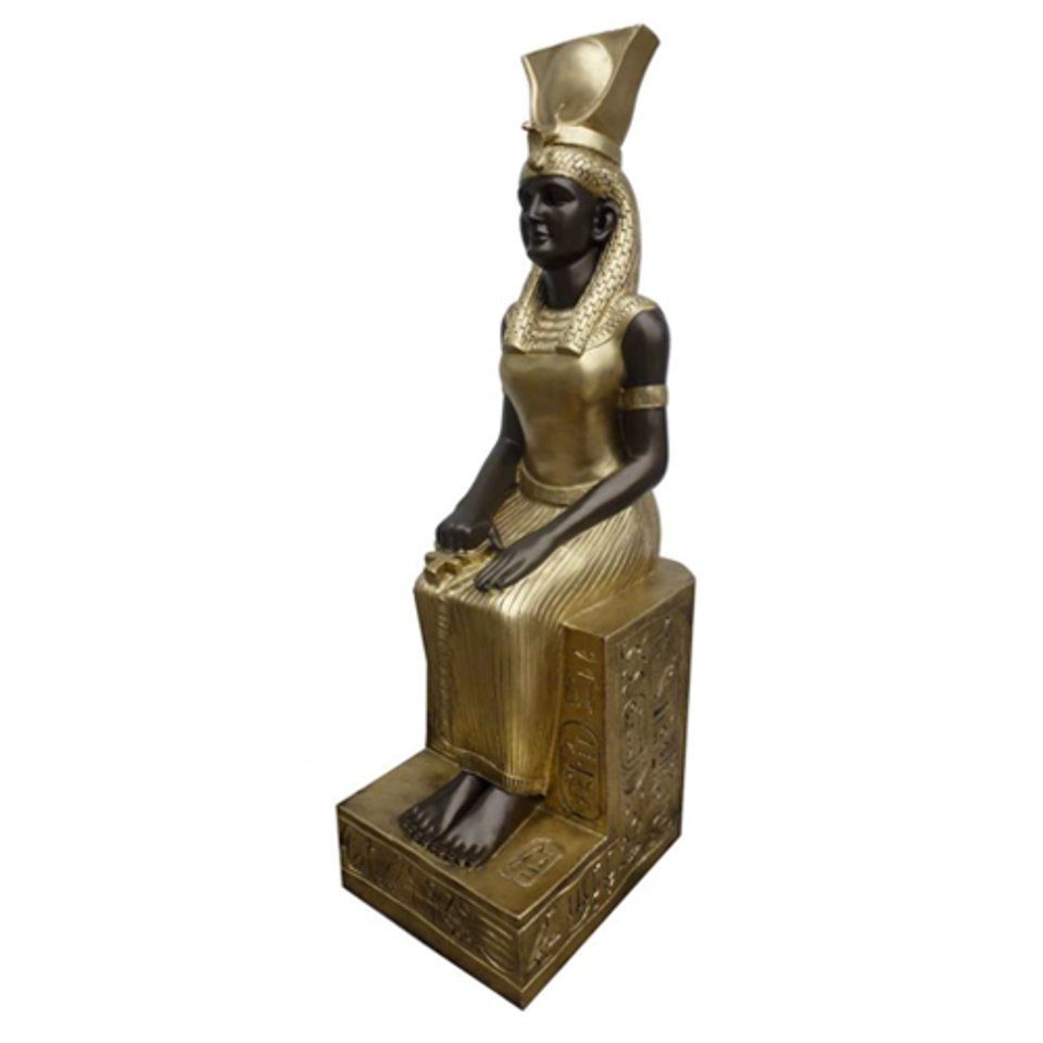 JVmoebel Skulptur Ägyptische Pharao Figur Statue Skulptur Statuen Figuren 125 cm Antik Stil Göttin