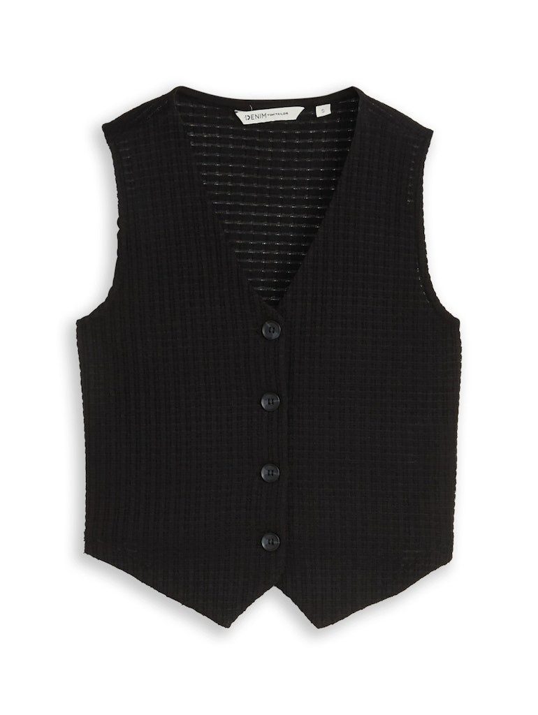 TOM TAILOR Denim Anzugweste blazer knit vest
