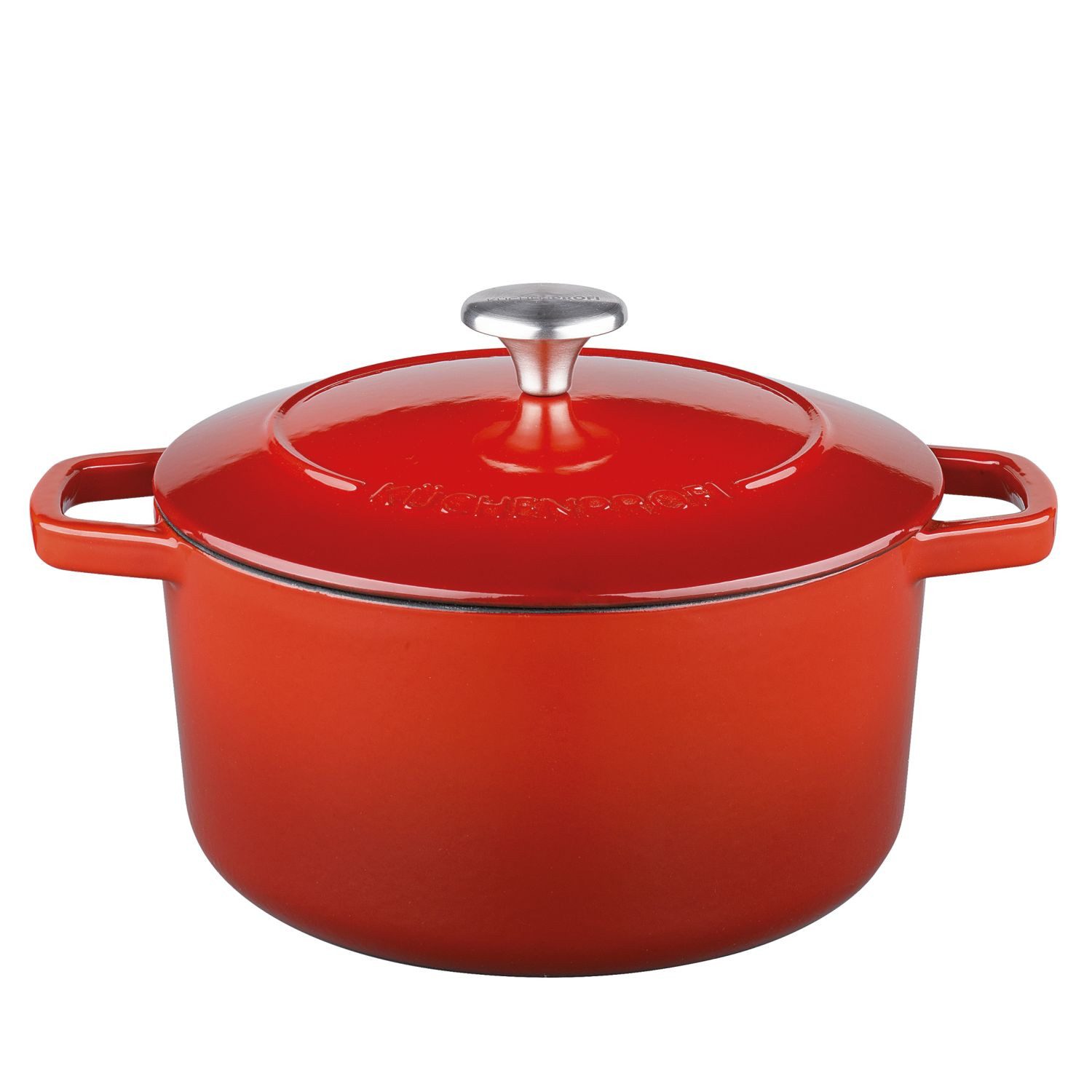 Küchenprofi Bräter Küchenprofi Bratentopf BRETAGNE rund, 24 cm rot