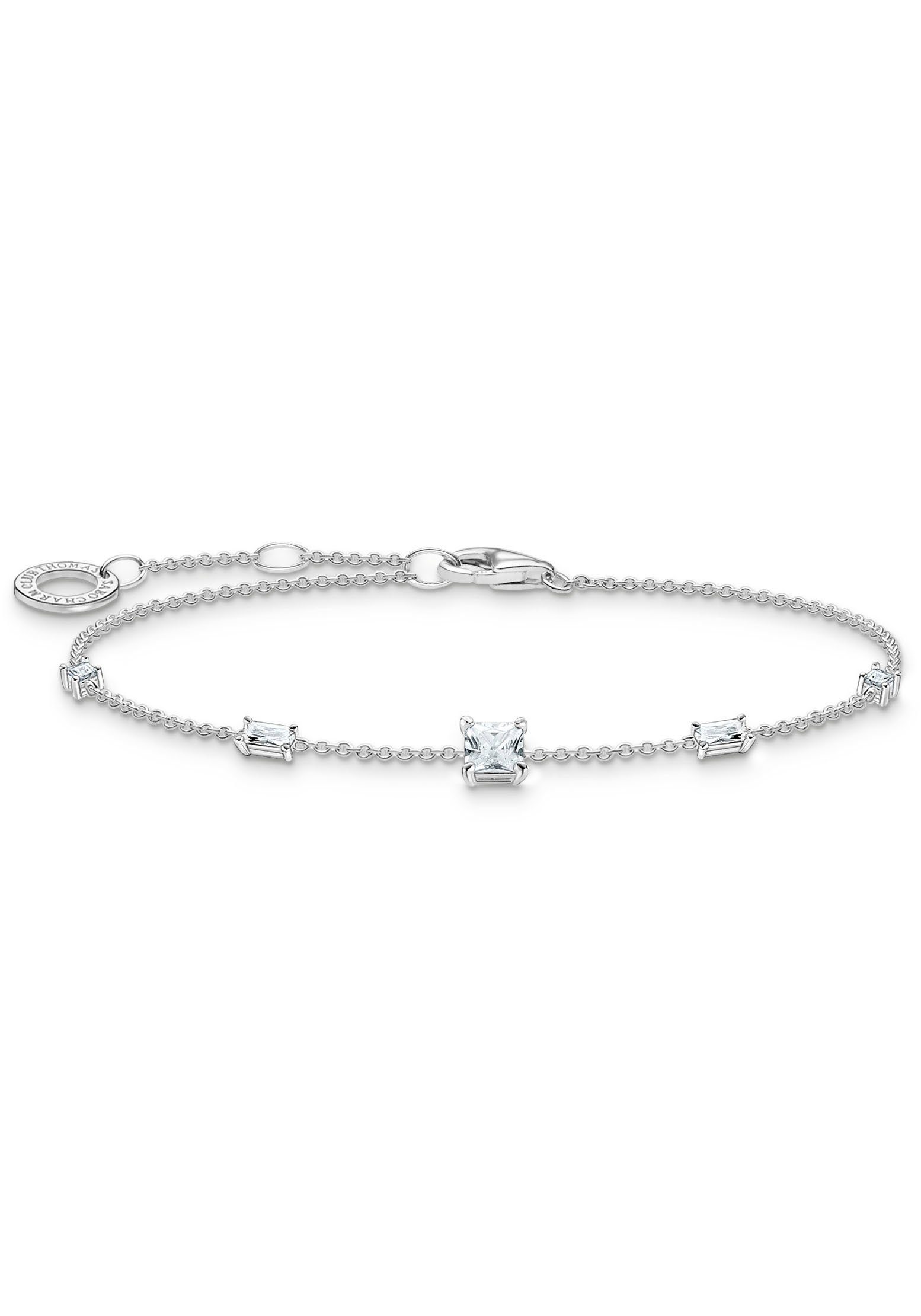 THOMAS SABO Armband weiße Steine, A2059-051-14-L19V, mit Zirkonia (synth)