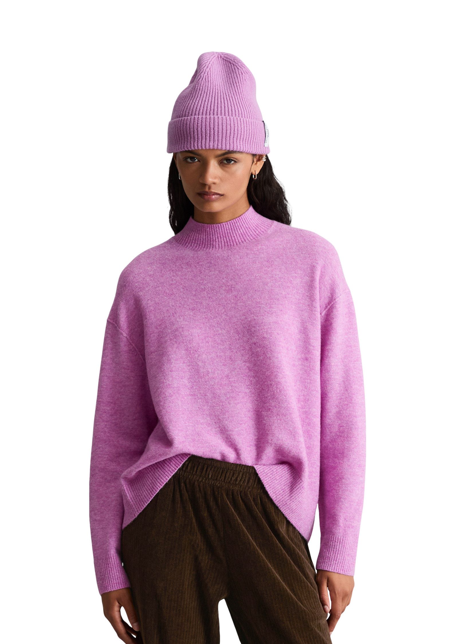 Marc O'Polo DENIM Strickpullover aus softem Schurwolle-Mix