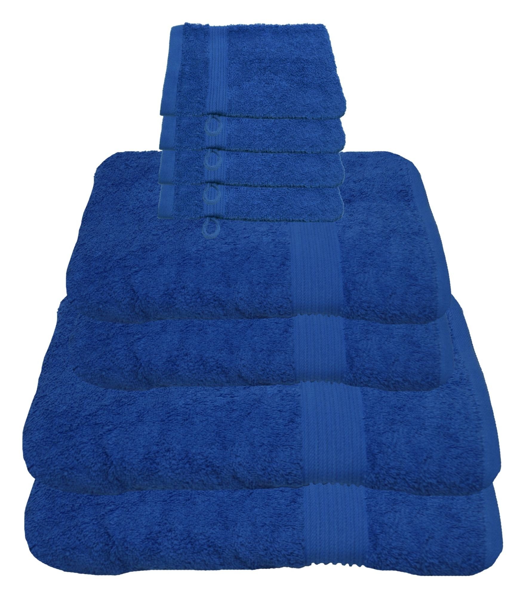 Julie Julsen Handtücher 8-Handtücher-Royalblau, Baumwolle (8-St) günstig online kaufen