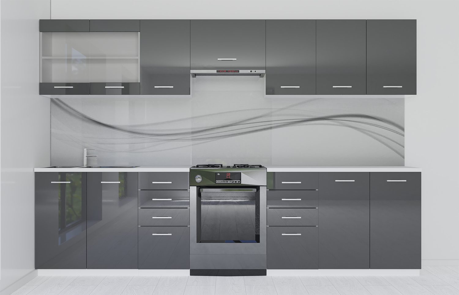 Roysson Home Küchenregal Küchenschrank SET Hängeschrank günstig online kaufen
