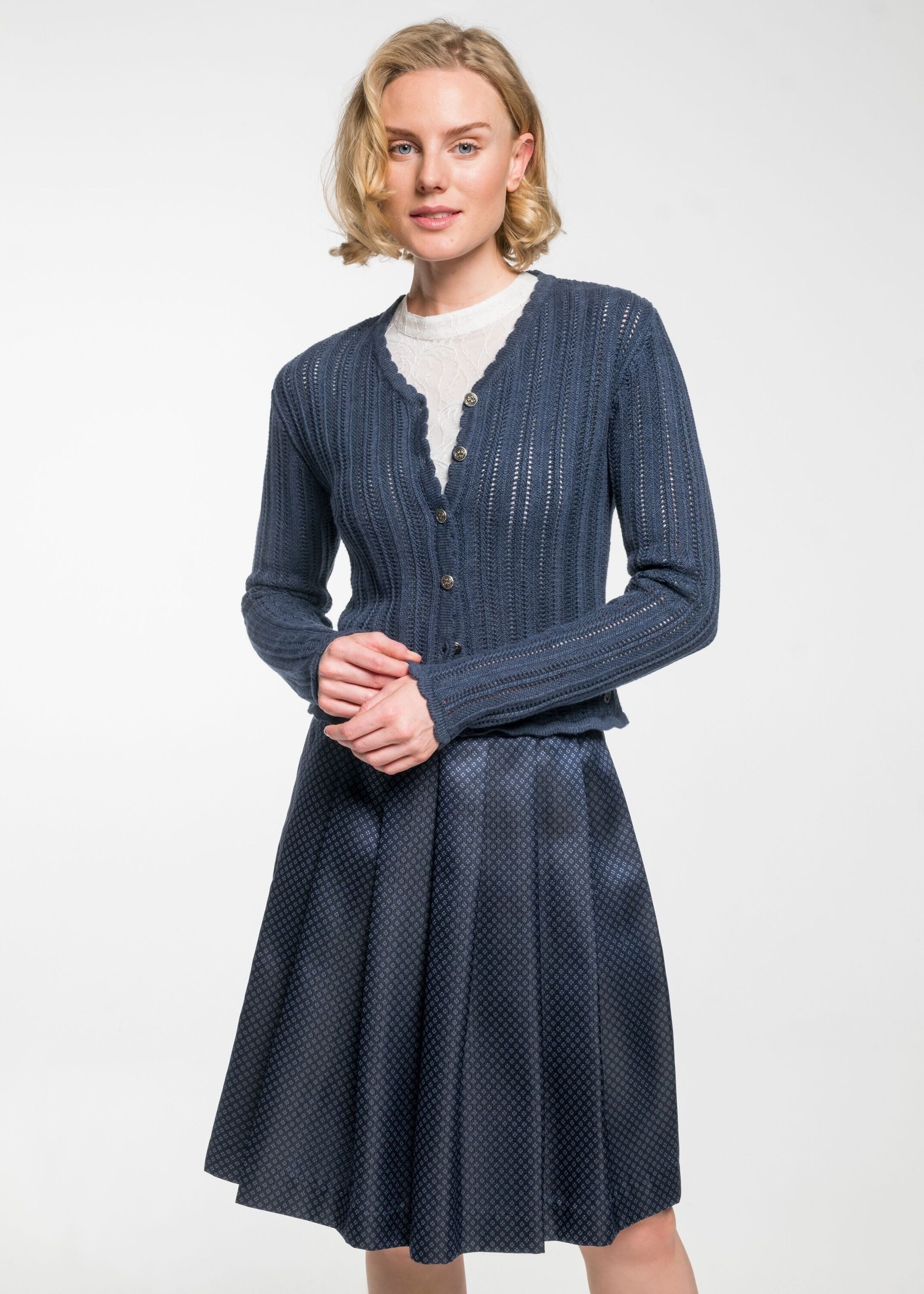 Spieth & Wensky Trachtenstrickjacke Edis Lockere Trachtenjacke