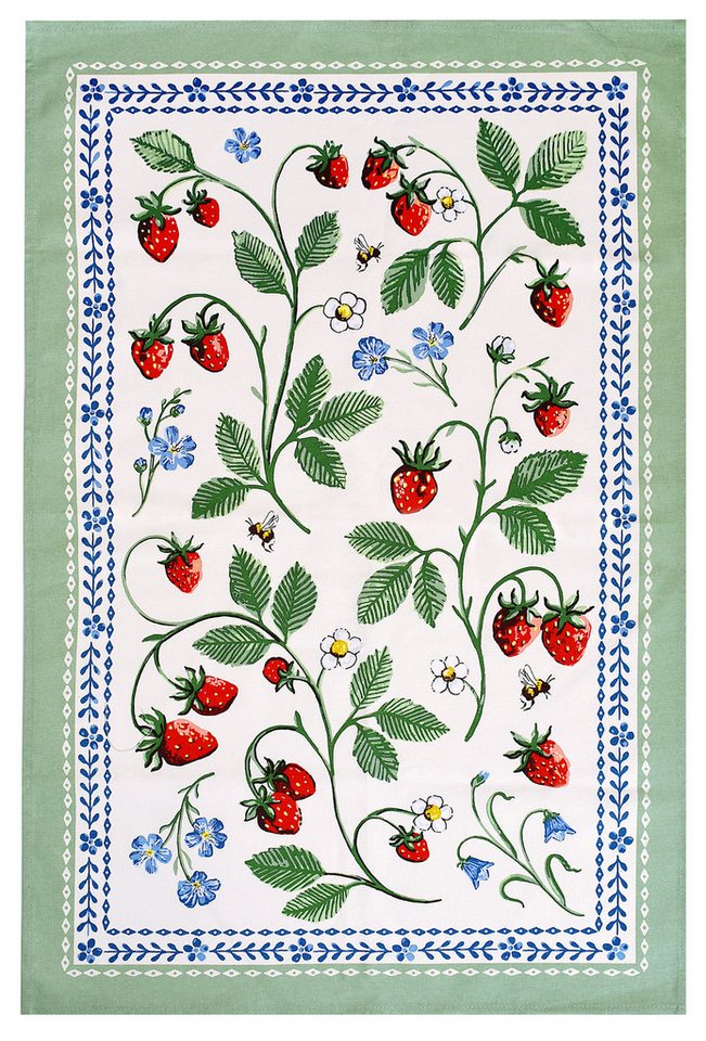 Ulster Weavers Geschirrtuch Strawberry Patch, (1-tlg., 1-teilig), 100% Baumwolle 48x74cm Küchentuch