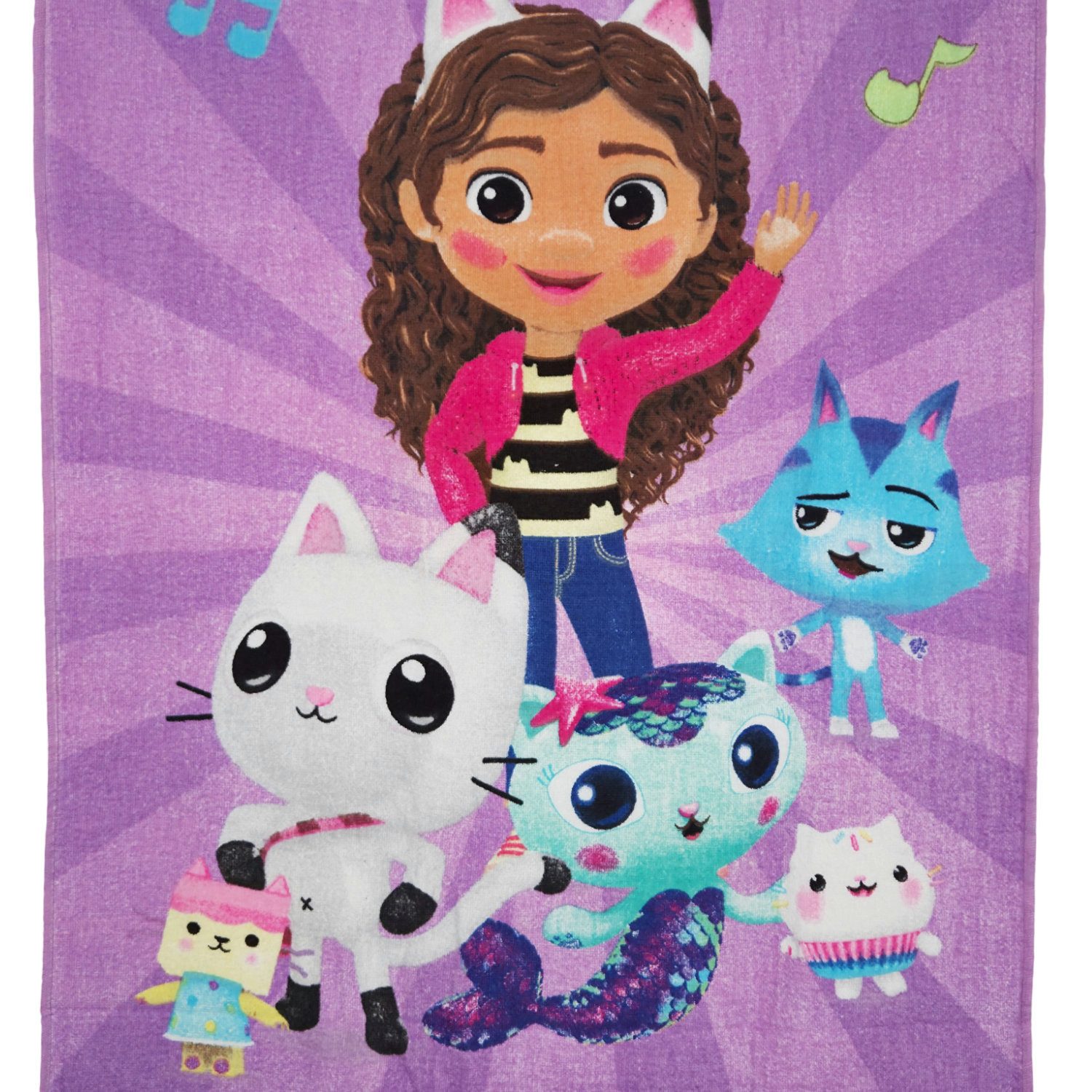 Gabby's Dollhouse Strandtuch Gabbys Dollhouse Strandtuch Handtuch Badetuch günstig online kaufen