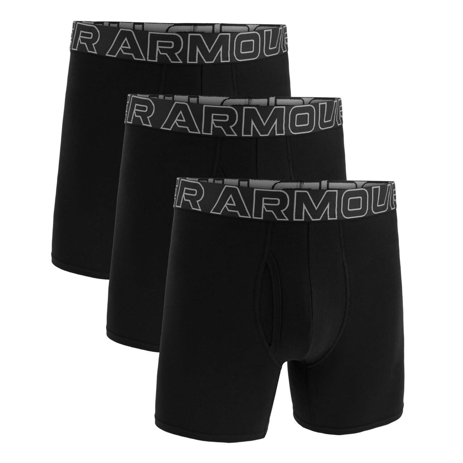 Under Armour® Boxershorts Under Armour Herren Boxershorts COTTON-SOLID 16 cm 3 Pack UUSHJ093