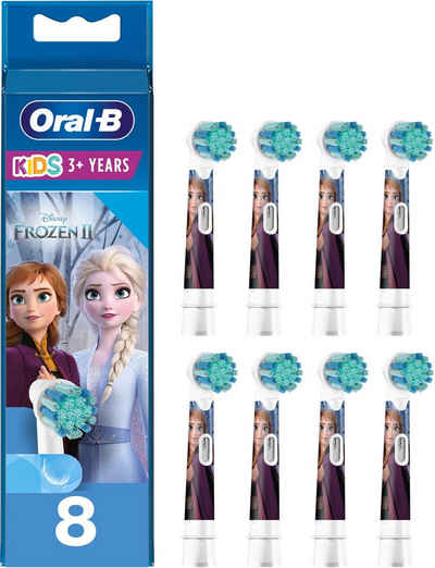 Oral B Aufsteckbürsten »Kids Frozen«, extra weiche Borsten, ab 3 Jahren, Design kann variieren, 8 Stück