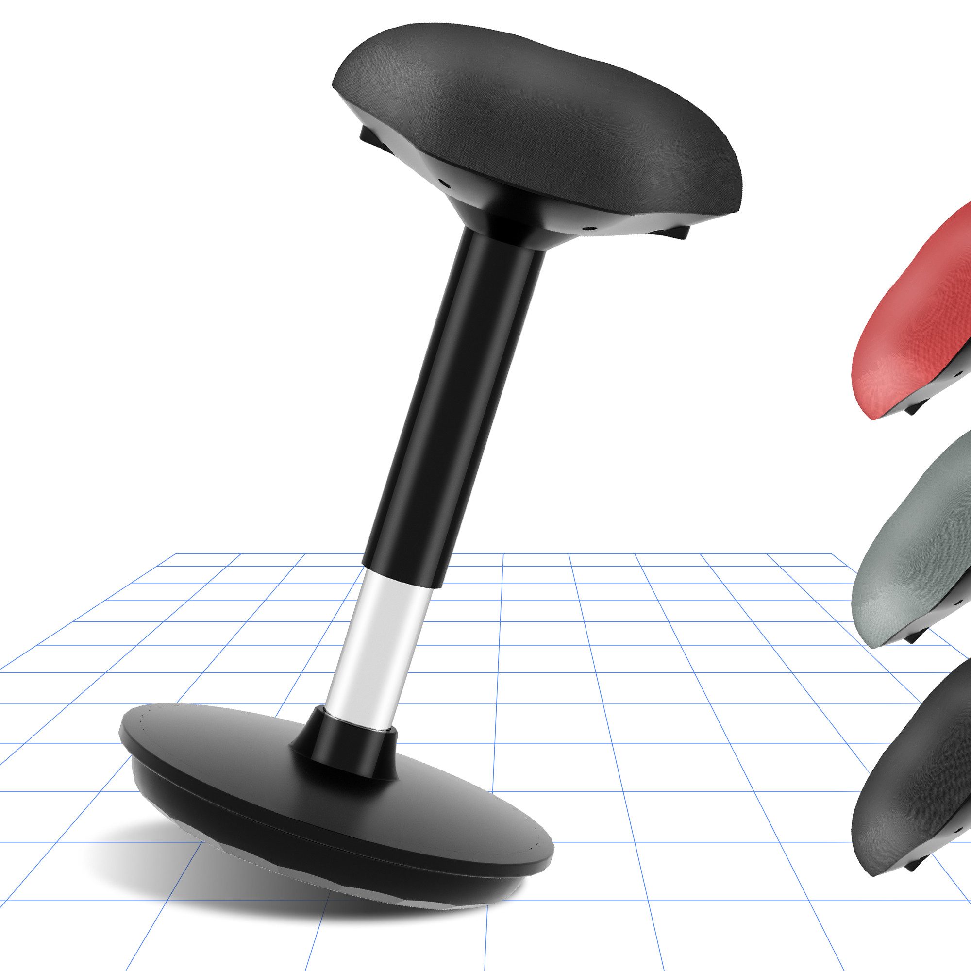 FLEXISPOT Arbeitshocker Drehhocker mit Gummifuß (1 St), Flexispot Bürostuhl günstig online kaufen