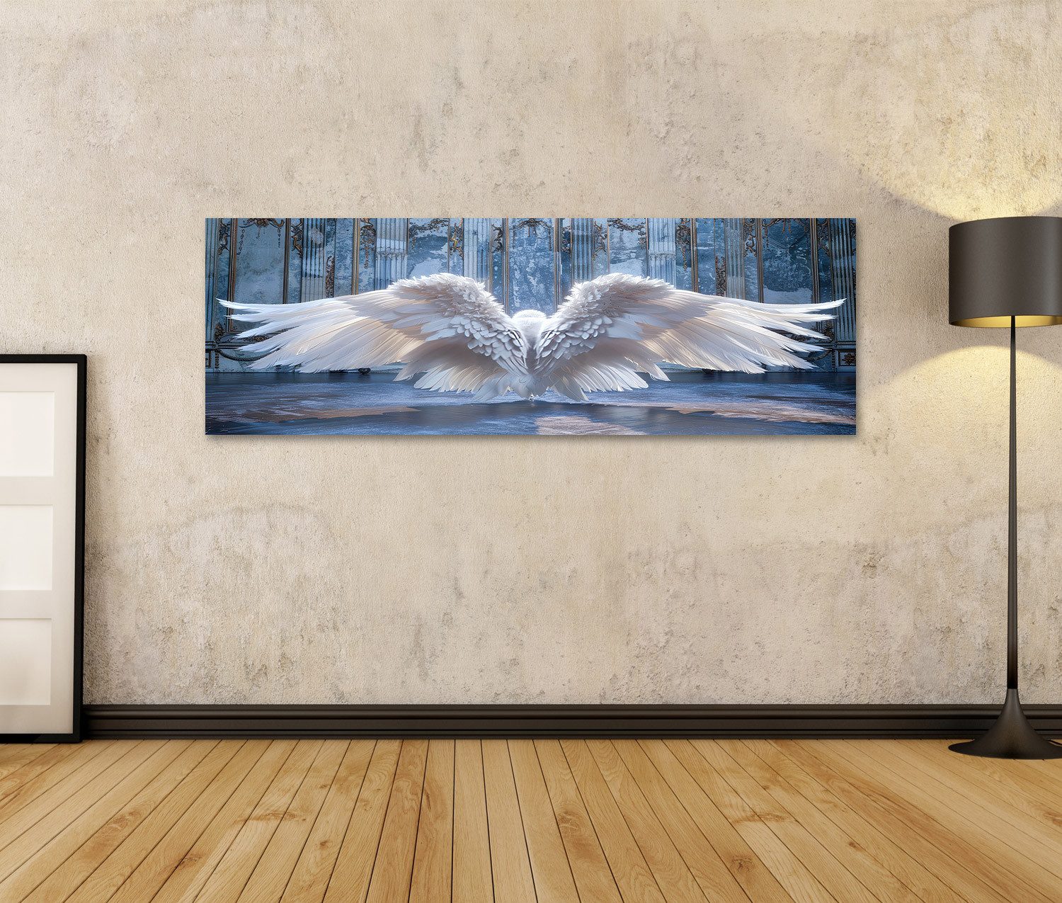 islandburner Leinwandbild Digital erzeugte, ultra-realistische, riesige günstig online kaufen