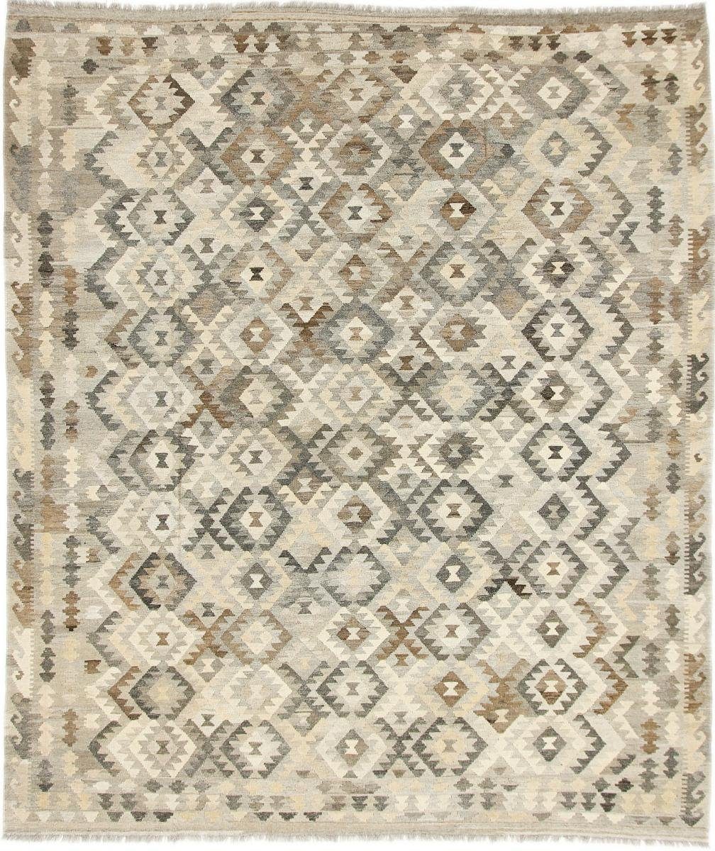 Orientteppich Kelim Afghan Nain Moderner rechteckig, 256x294 Trading, Orientteppich, Heritage mm Höhe: Handgewebter 3