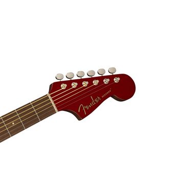Fender Westerngitarre, Westerngitarren, Dreadnought Gitarren, Redondo Player WN Candy Apple Red - Westerngitarre