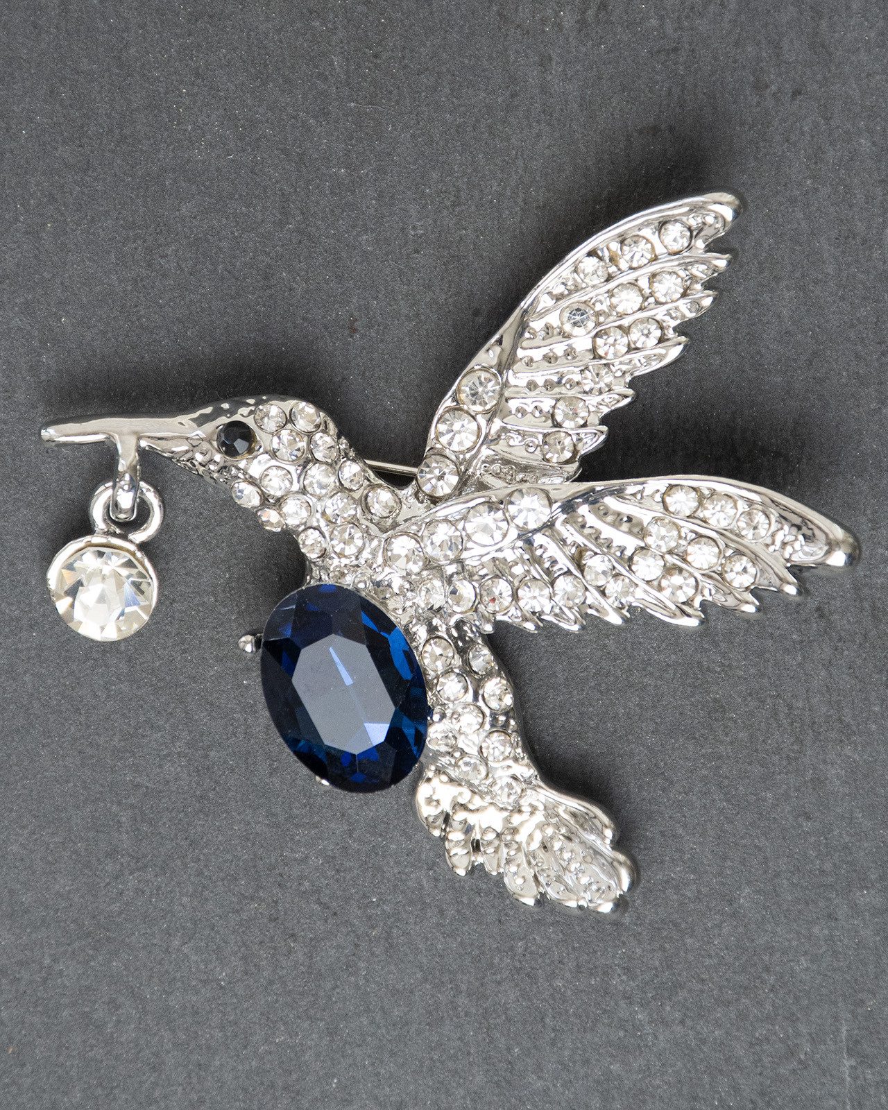 MayTree Brosche "Kolibris" mit Strass und Glass-Stein (Stück, 1-tlg), Metal günstig online kaufen
