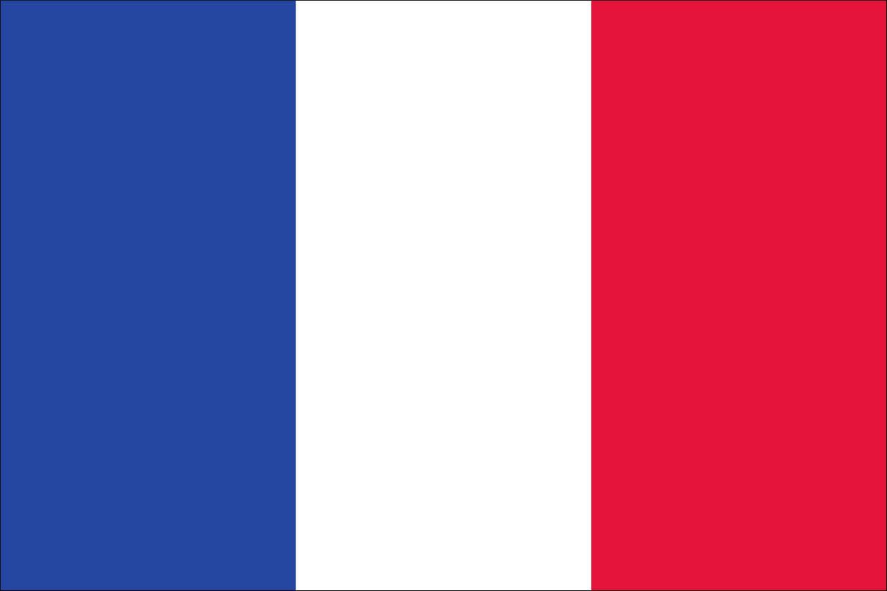 flaggenmeer Flagge Flagge Frankreich 110 g/m² Querformat