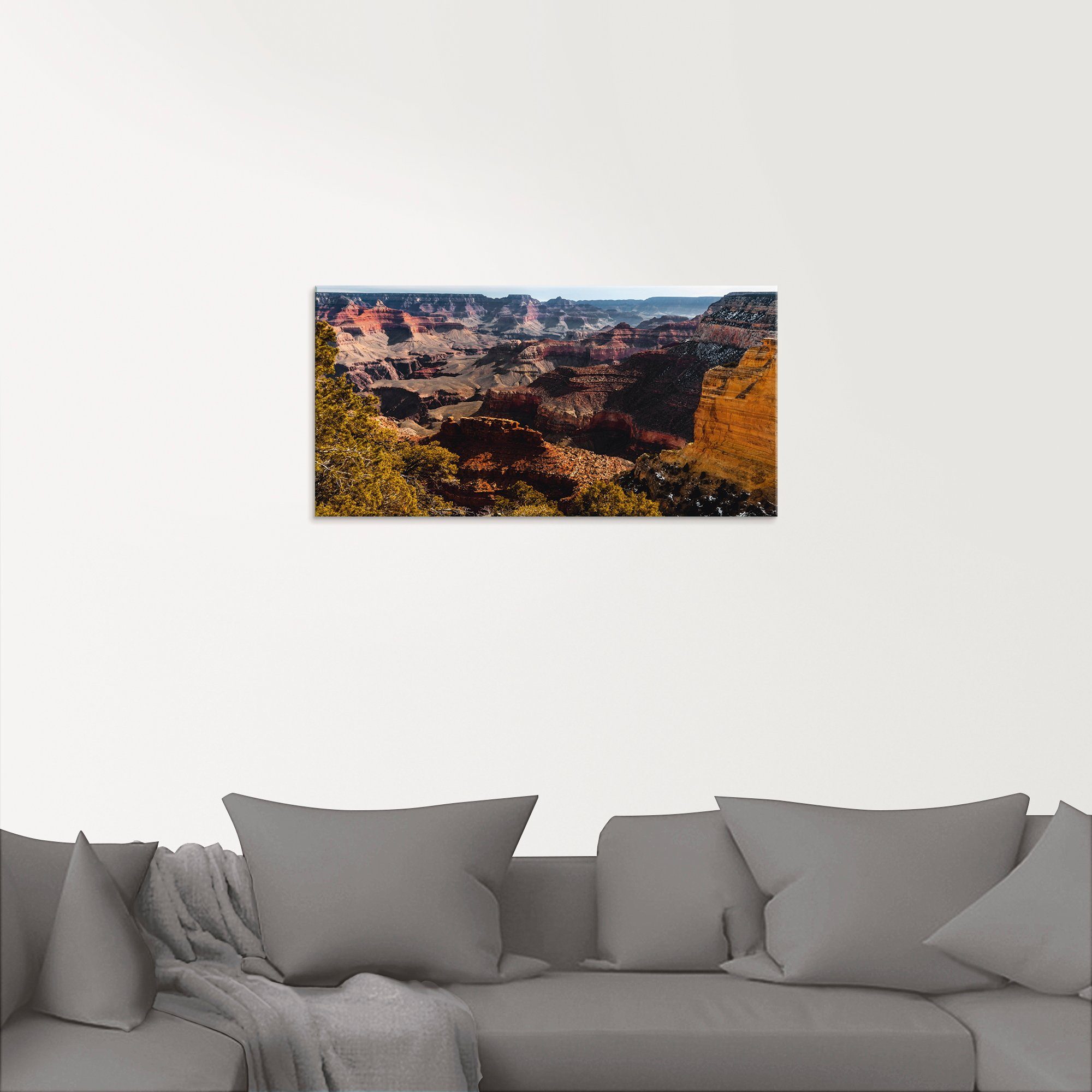 Artland Glasbild »Grand Canyon«, Felsen (1 Stück)-HomeTrends