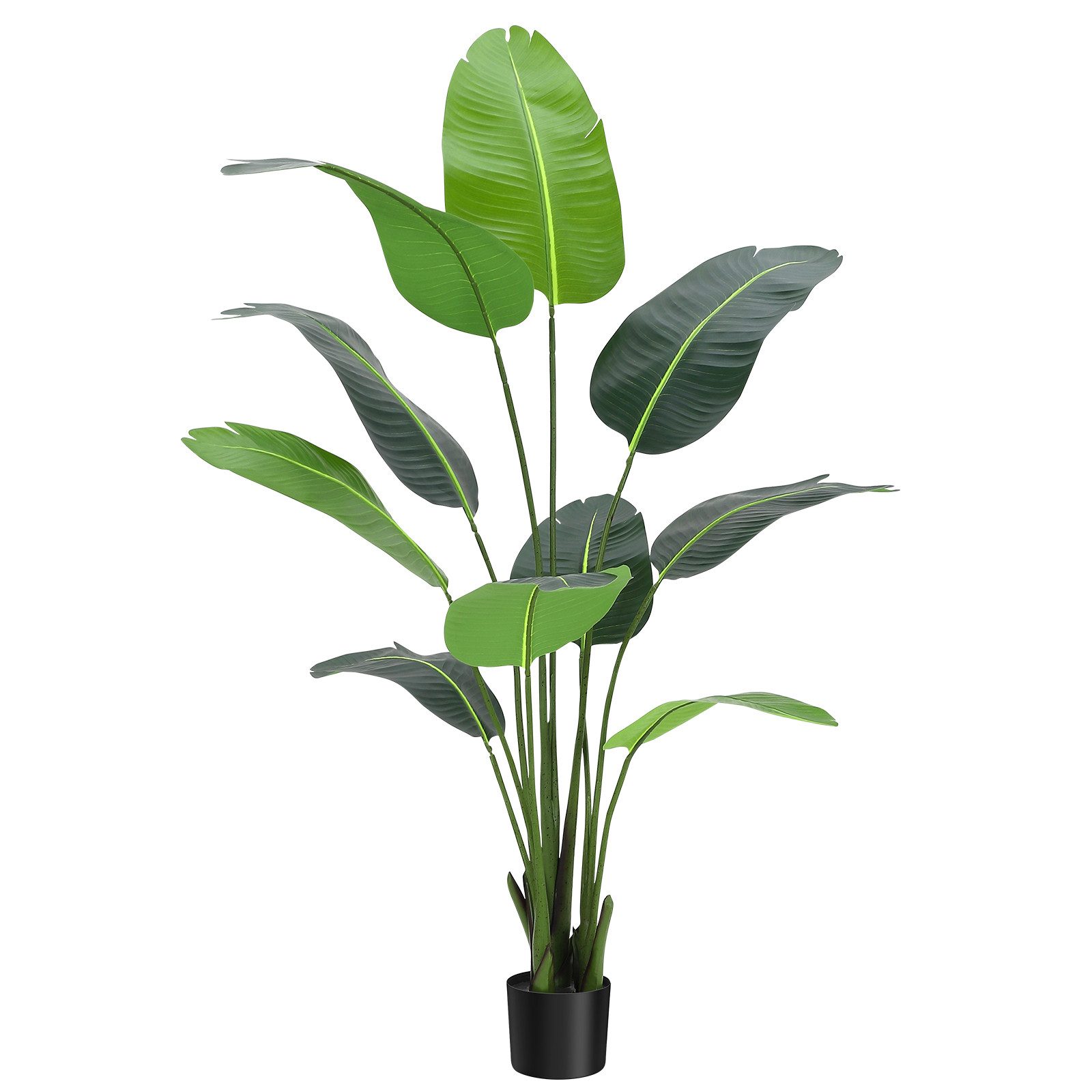 Kunstbaum Groß Pflanze,Lebensechte künstliche Canna-Blatt-Landschafts Pflan günstig online kaufen
