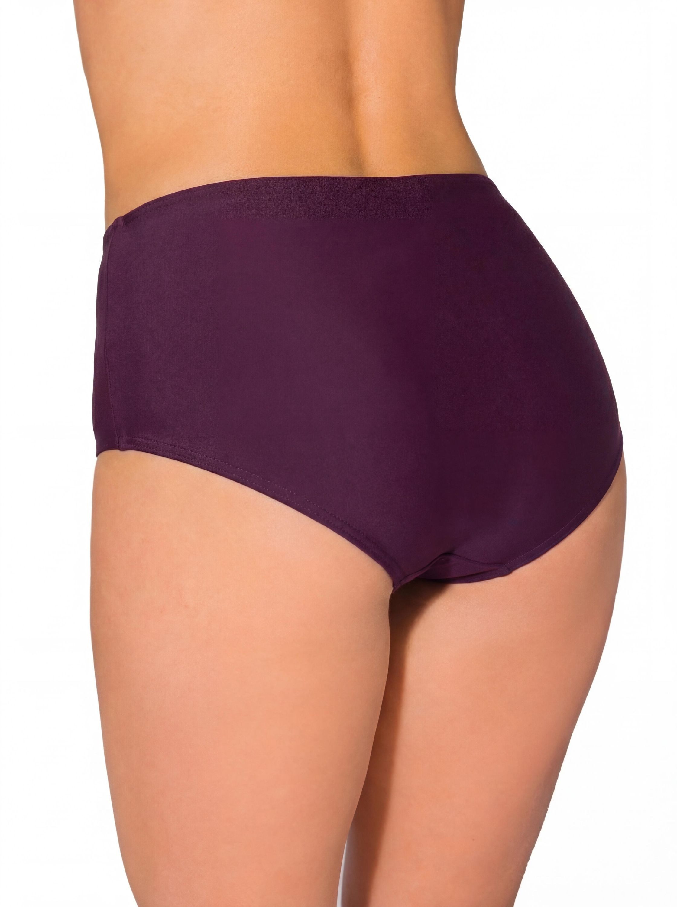 Aquarti Bikini-Hose Aquarti Damen Bikinihose Bikini-Slip mit Hohem Bund