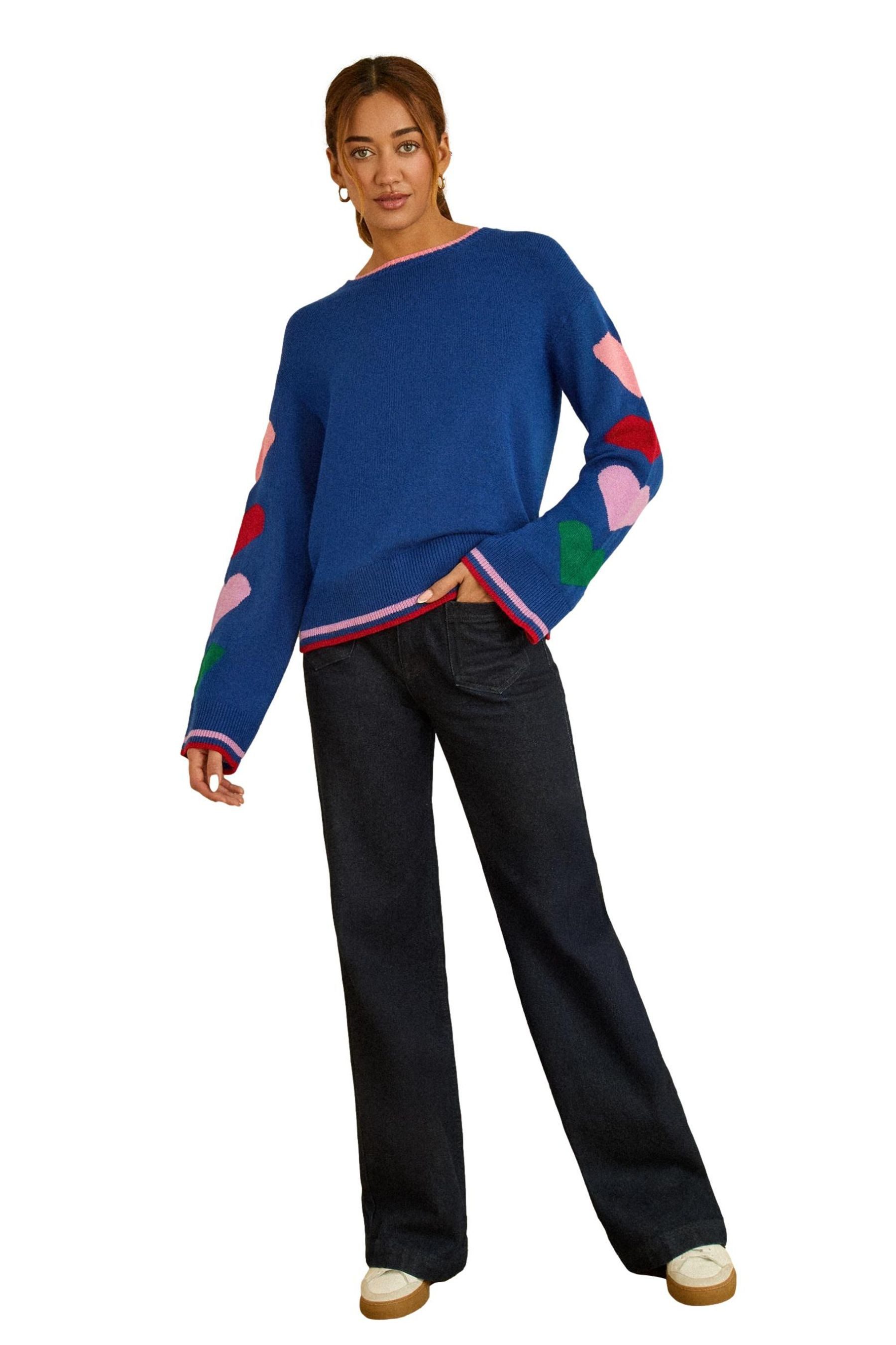 Love & Roses Rundhalspullover Love & Roses gemütlicher Pullover, Regular Fi günstig online kaufen