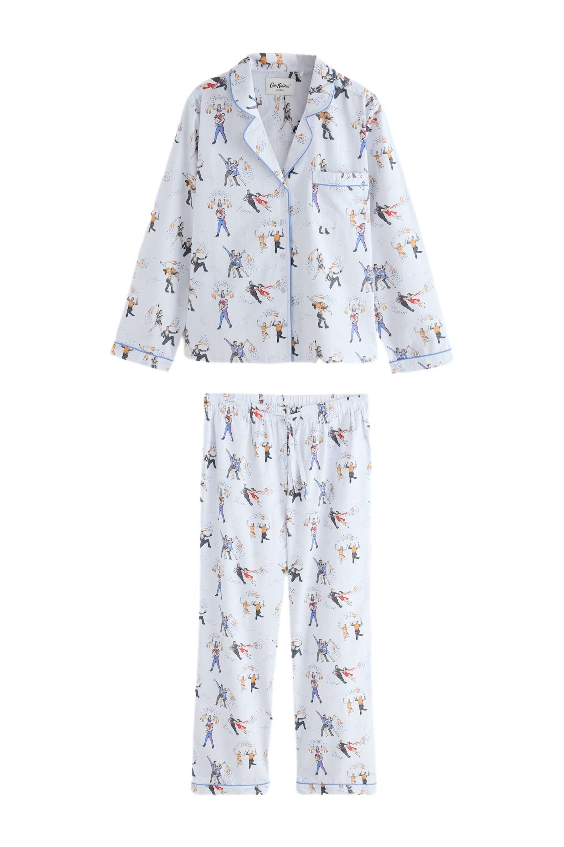 Cath Kidston Pyjama Cath Kidston geknöpfter Schlafanzug, Lilah + Lewis (2 tlg)