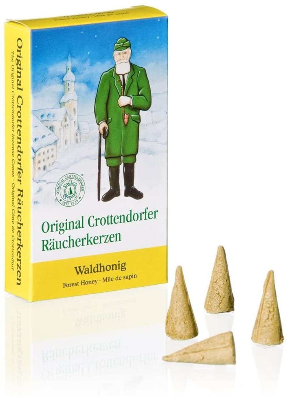 Crottendorfer Räuchermännchen 1 24er Räucherkerzen- - Packung Päckchen Waldhonig