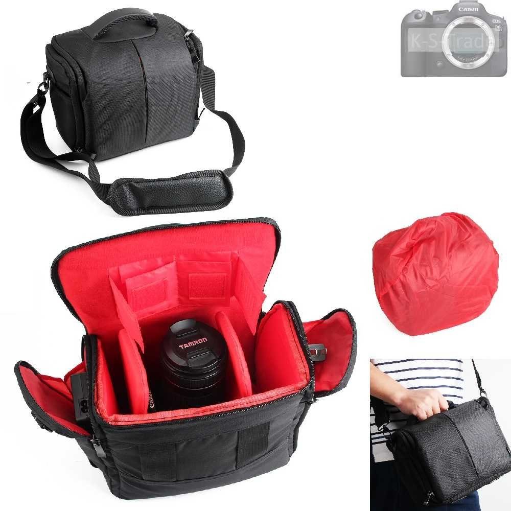 K-S-Trade Kameratasche für Canon EOS R6 Mark ll, Kameratasche Fototasche Schultertasche Zubehör Tasche einteilbare