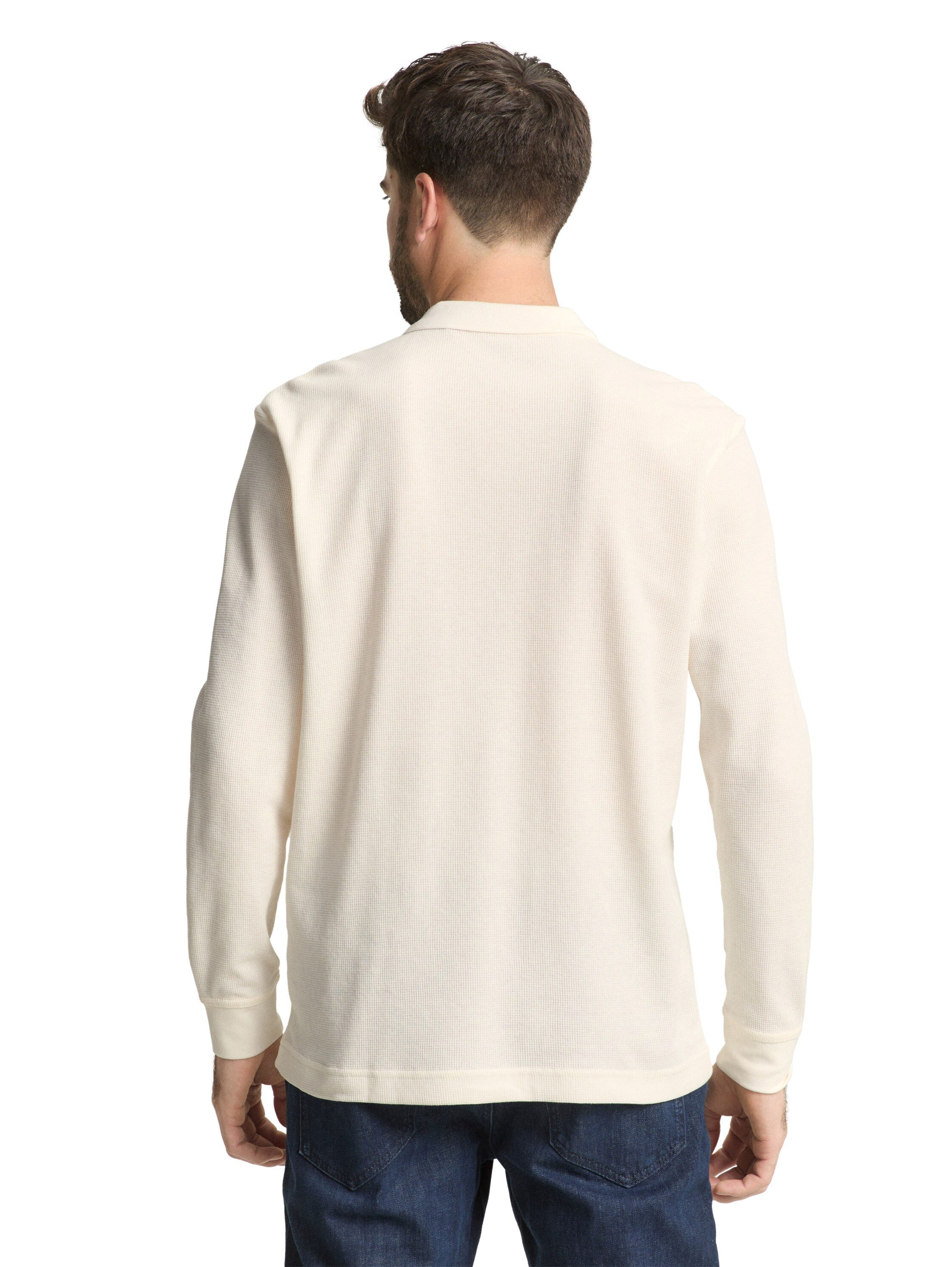 TOM TAILOR Langarm-Poloshirt mit Logo Stickerei günstig online kaufen