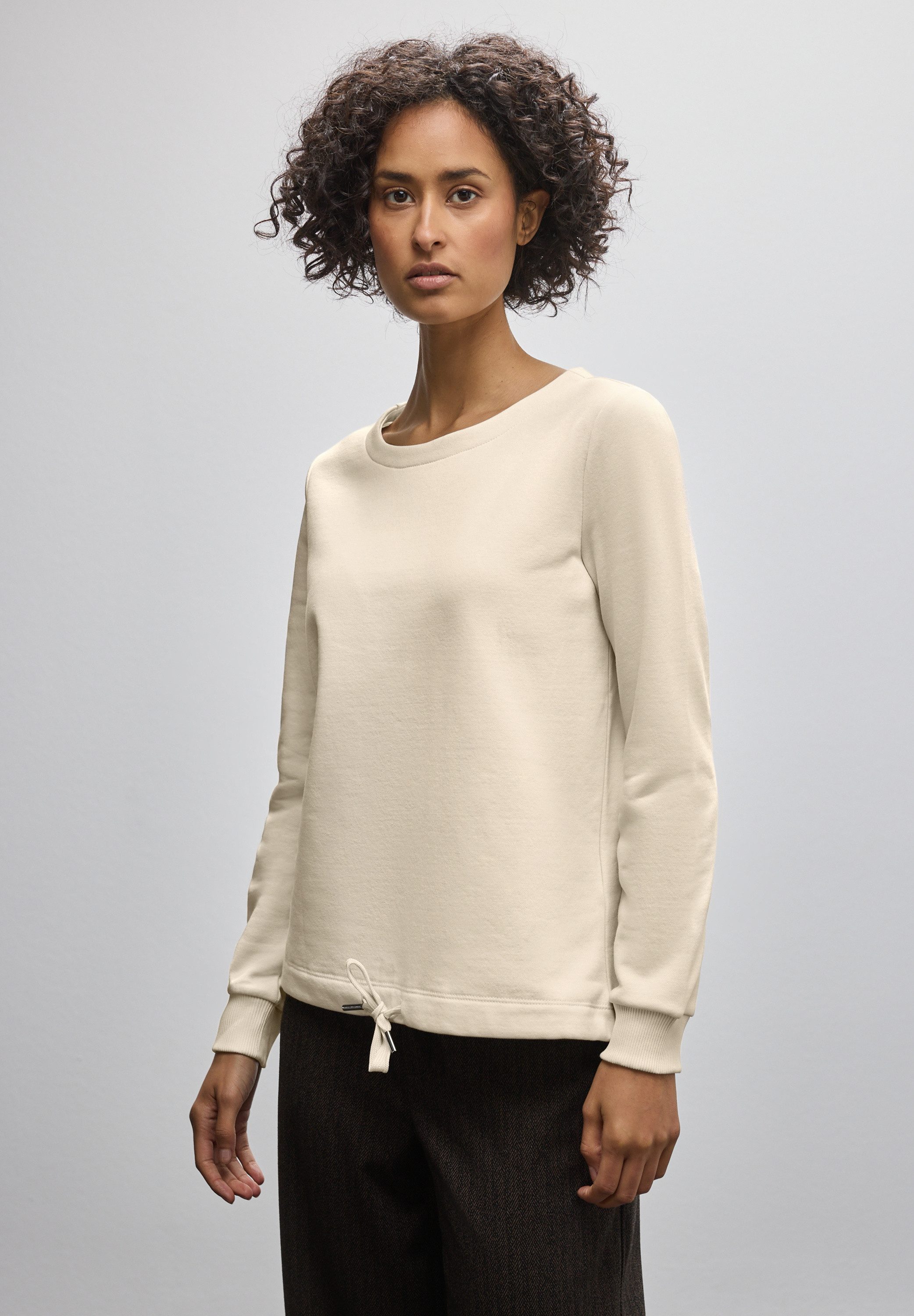 STREET ONE Sweatshirt im soften Baumwoll-Mix günstig online kaufen