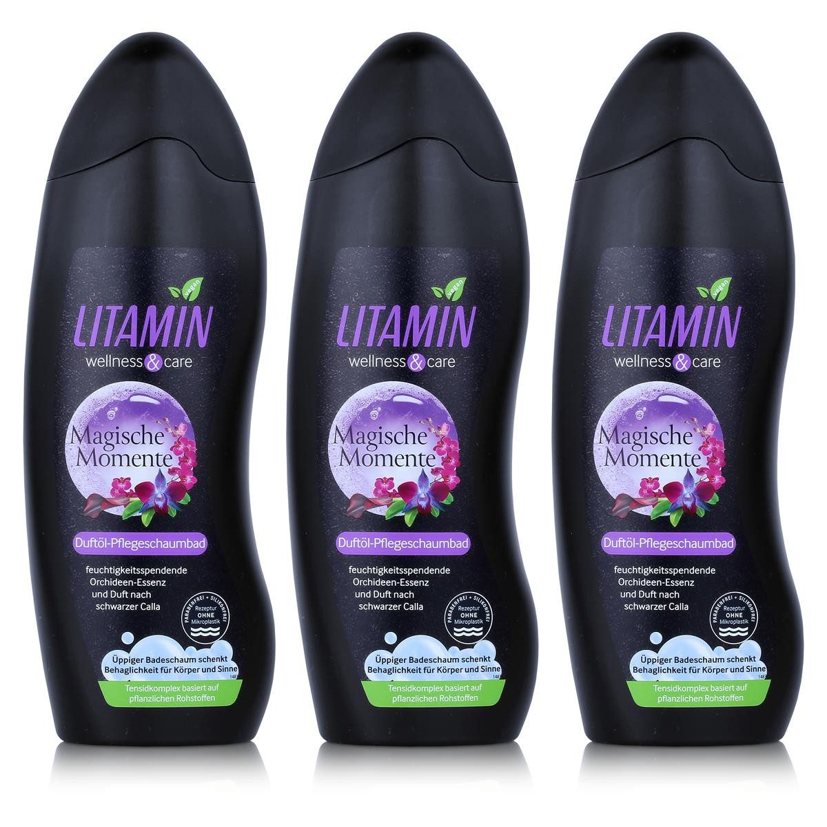 LITAMIN Badeschaum LITAMIN Duftöl-Pflegeschaumbad Magische Momente 750ml Wellnes & Care (