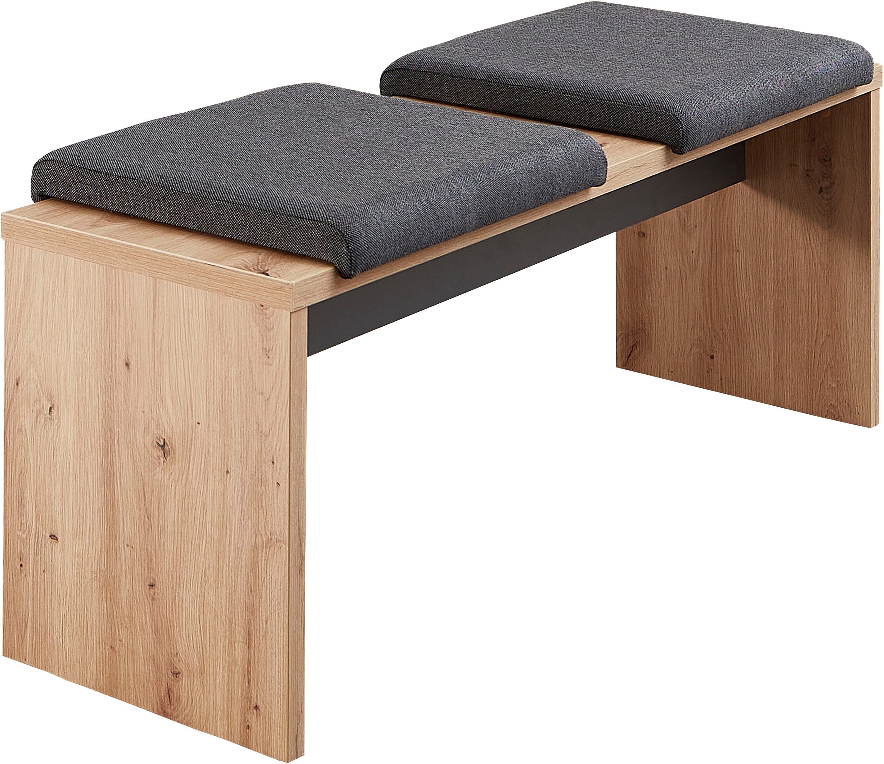 Innostyle Essbank Memphis Sitzbank, 130x49x40cm (B/H/T) (1-St), 2 Klemmkissen