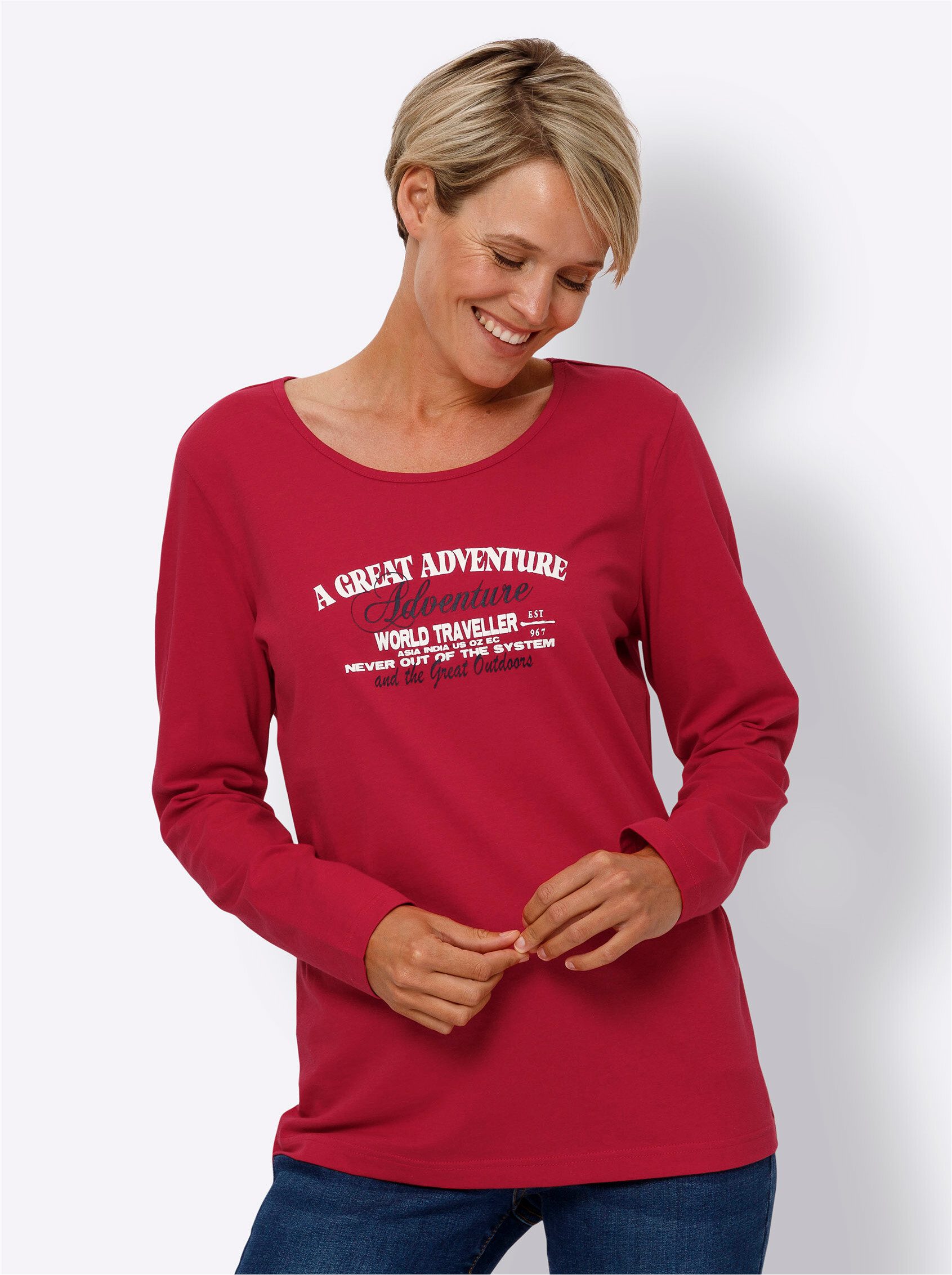 Sieh an! T-Shirt Langarmshirt günstig online kaufen
