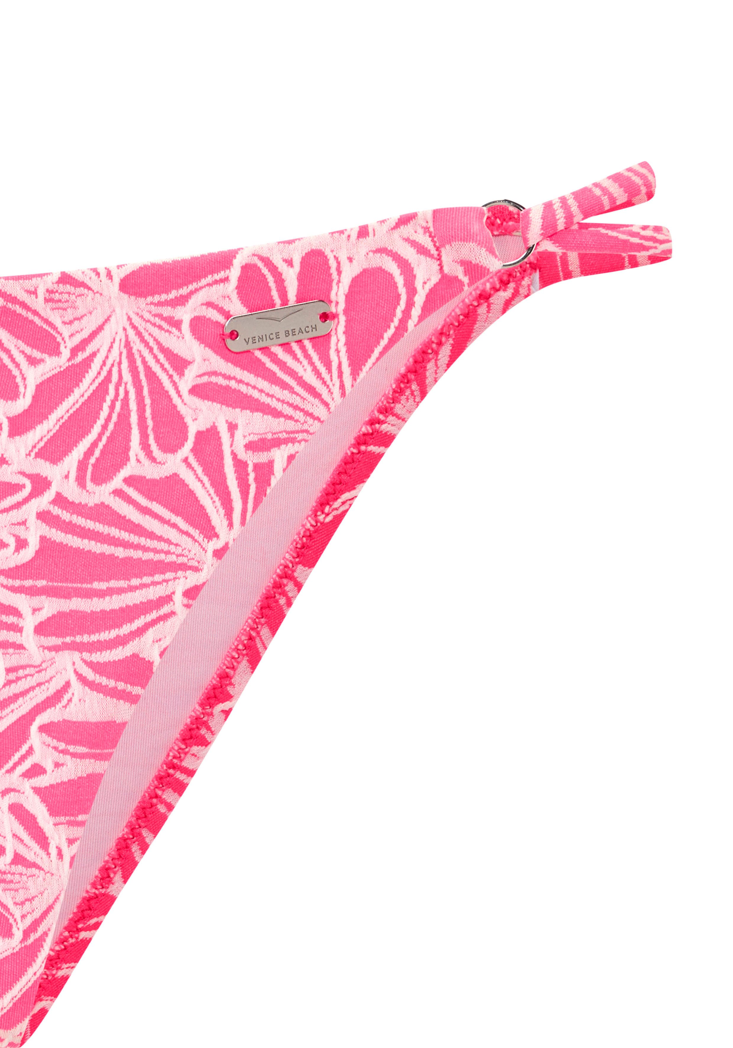 Venice Beach Bikini-Hose Peony in knapper Schnittform und modischer Strukturware