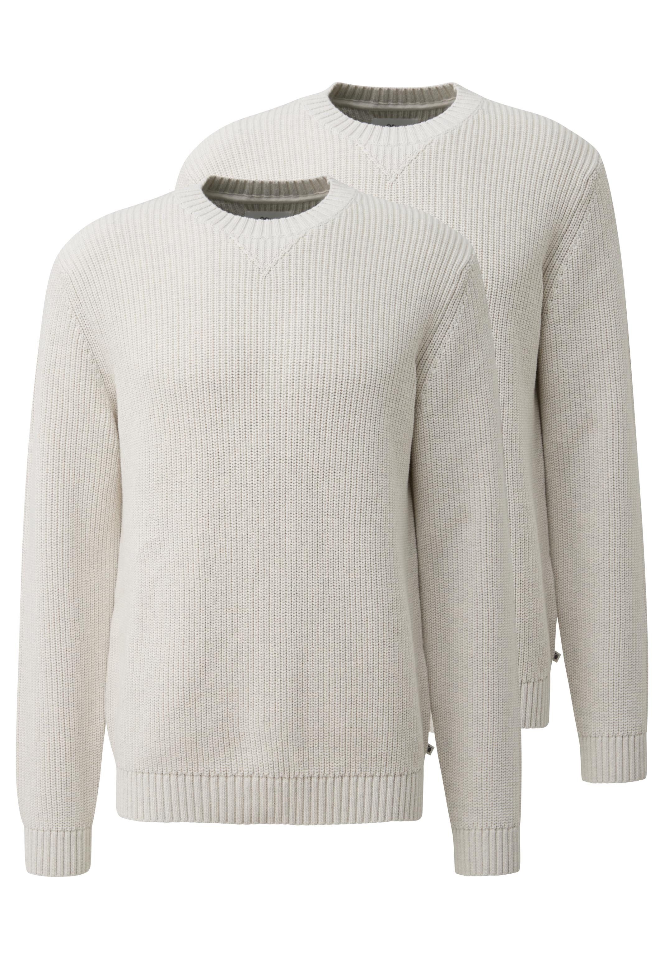 s.Oliver Sweatshirt 2er Pack Basic (Spar-Set, 2-tlg) Pullover - Baumwolle - Atmungsaktiv - Baumwolle für hohen Komfort