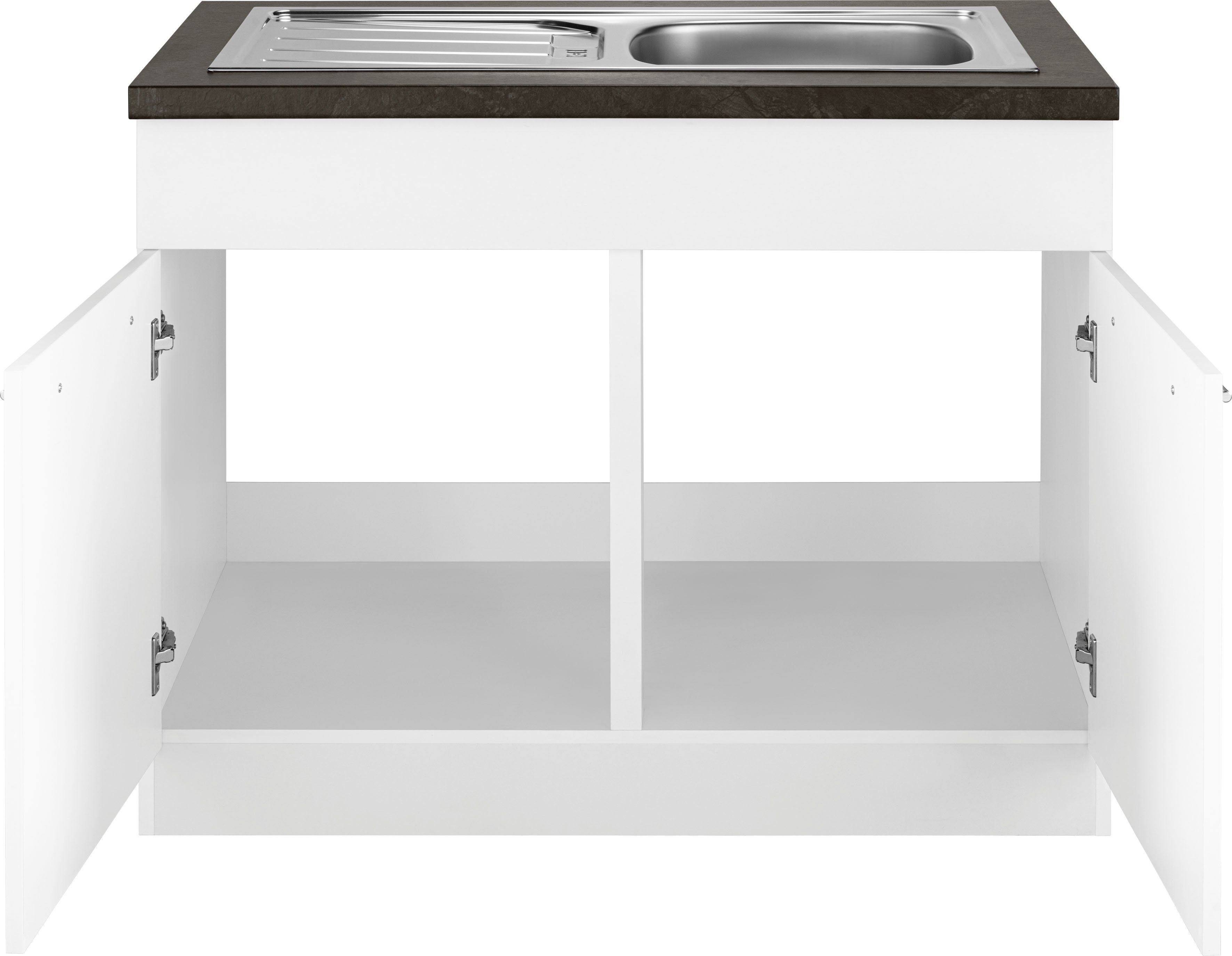 wiho Küchen Spülenschrank Unna 100 cm breit