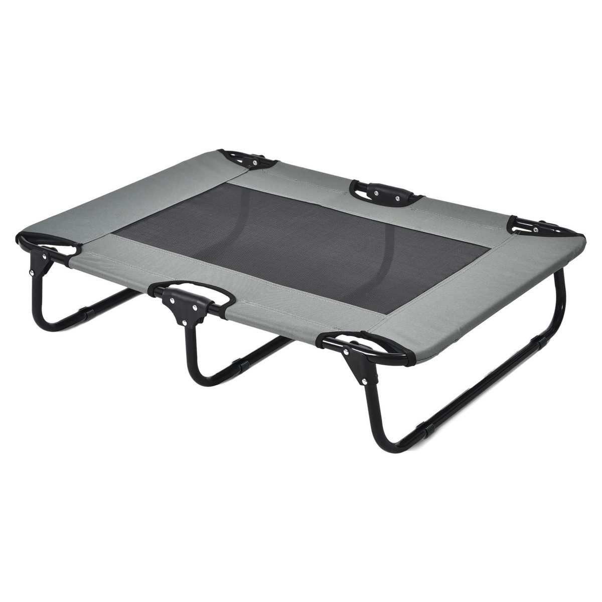 DUVO+ Tierbett Hundebett Relax faltbar grau
