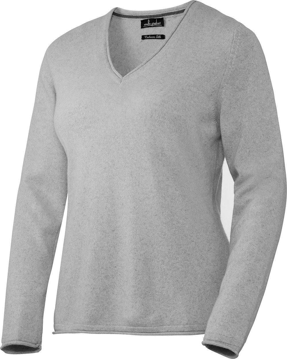 Emilia Parker V-Ausschnitt-Pullover anschmiegsam weich und leicht dank hochwertigen Materialien