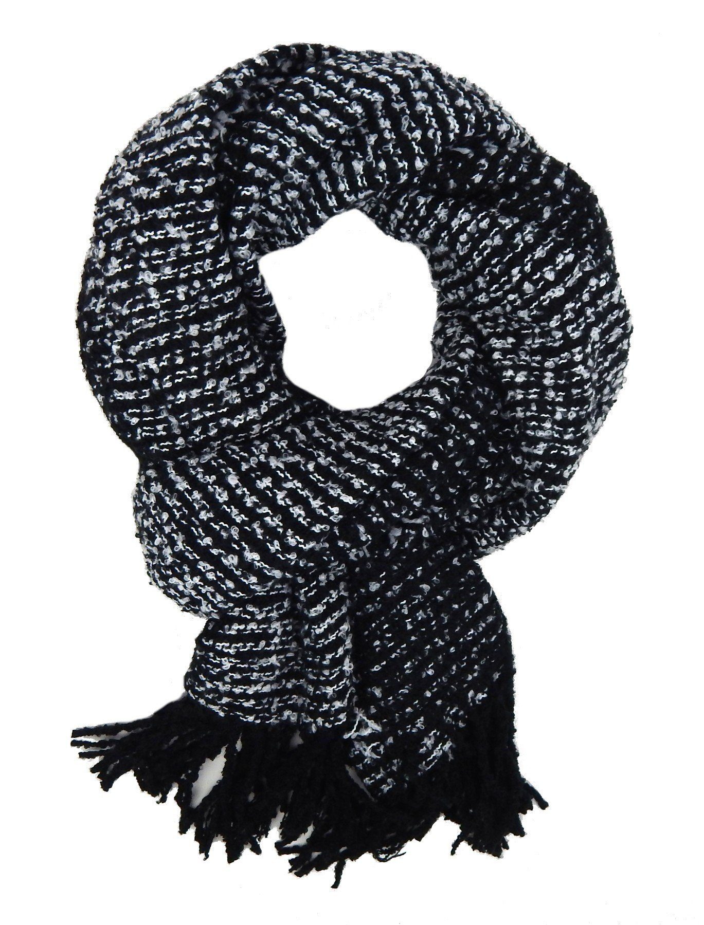 Ella Jonte Modeschal, schwarz weiss breiter weicher Herbst Winterschal Rund günstig online kaufen