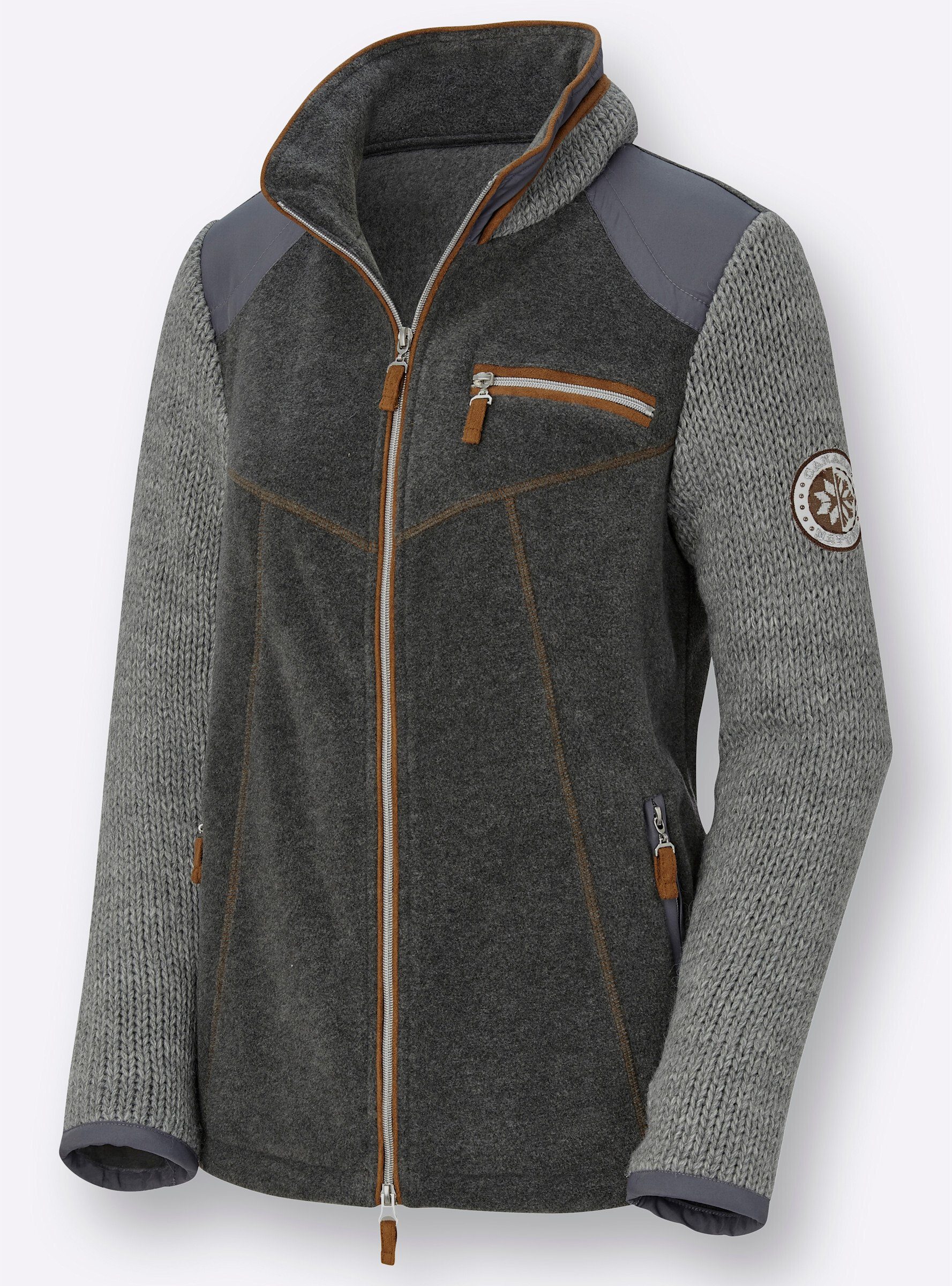 Witt Fleecejacke Fleece-Jacke Langarm Jersey