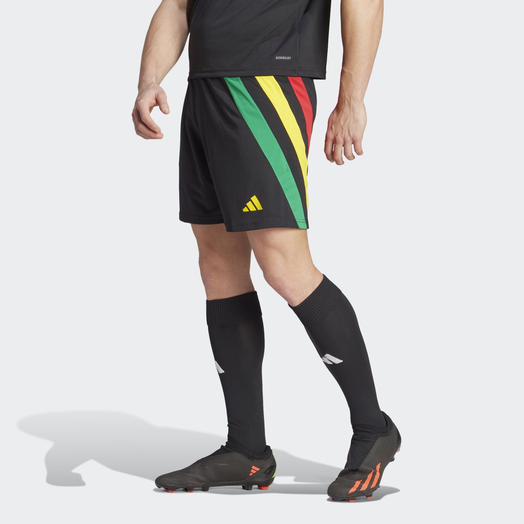 adidas Performance Funktionsshorts FORTORE 23 SHORTS Black / Team Collegiate Red / Team Yellow / Team Green