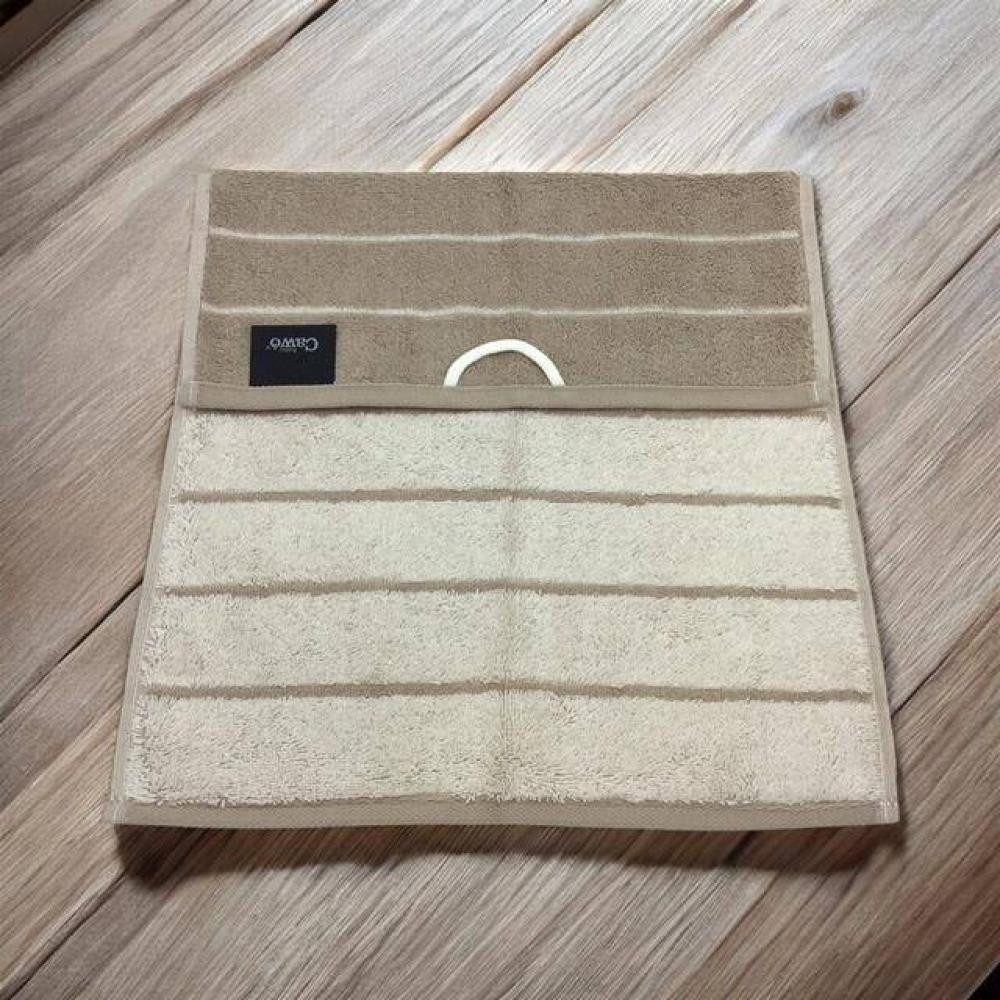 Cawö Handtücher Balance Wendestreifen 6232 Natur, Baumwolle