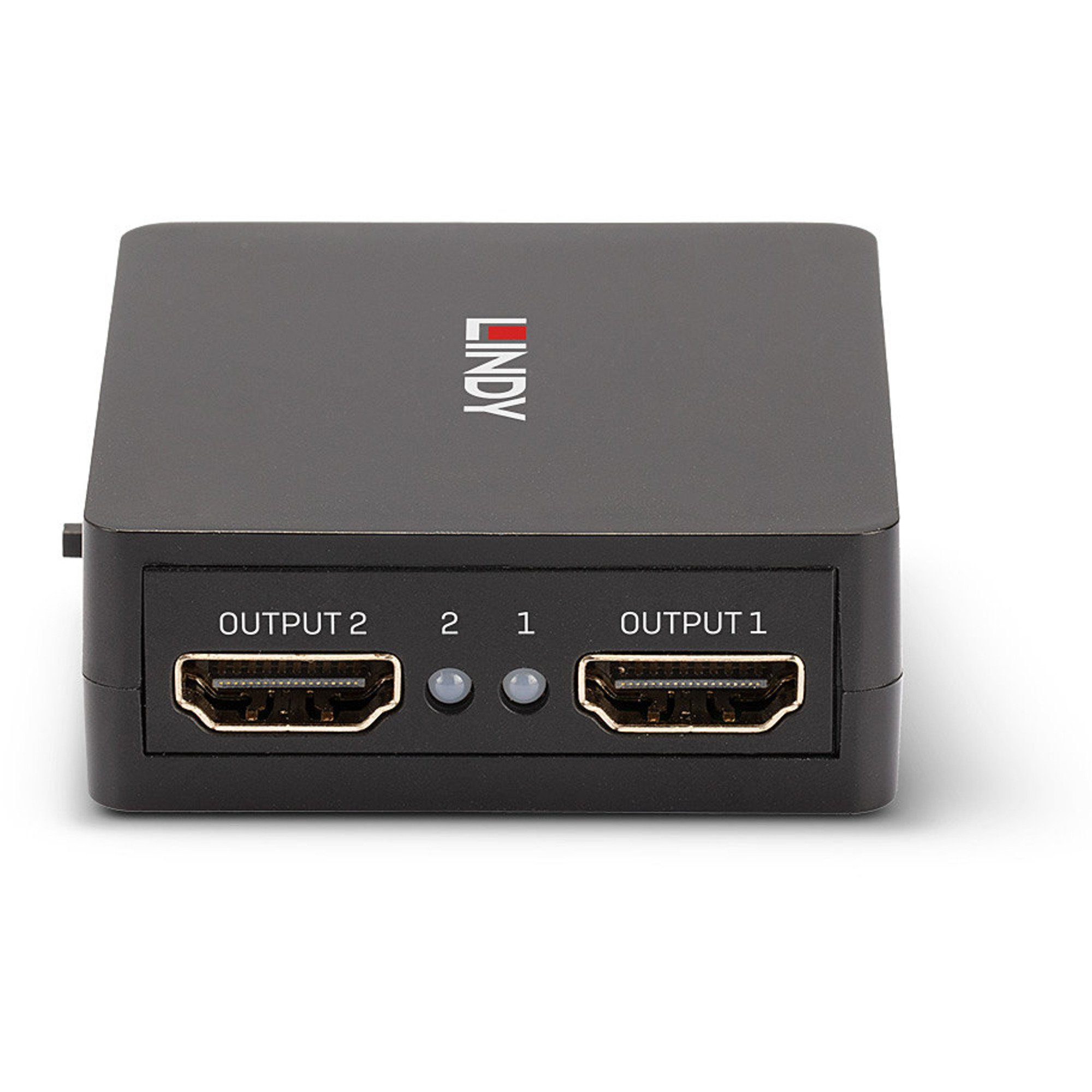Lindy Lindy 2 Port HDMI 18Gbps, kompakt & Audio- Splitter Video-Adapter