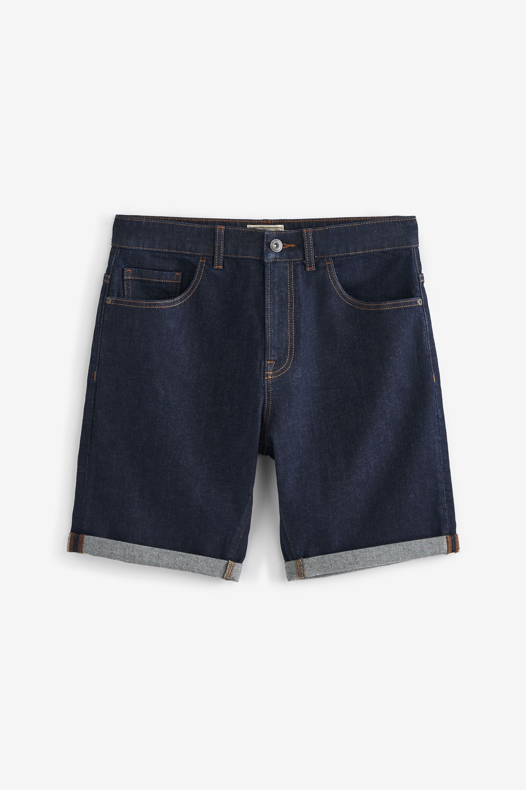 Next Jeansshorts Straight Fit Jeansshorts mit Stretch (1-tlg)