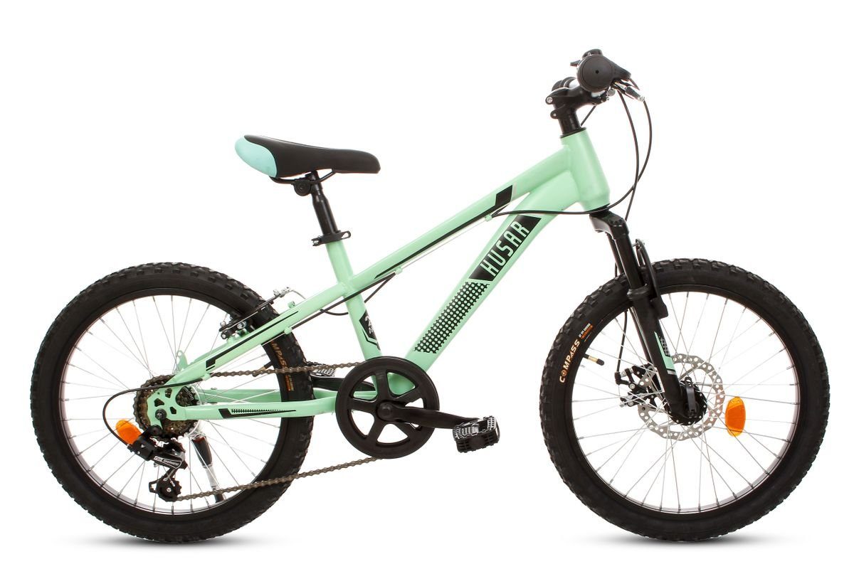 Scheibenbremse, 6 Rad Mountainbike Bike Kinder Federgabel, Zoll T&Y Trade Gang Mountainbike Shimano, Gang MTB Fahrrad 20 Jungen Mädchen HUSAR, Kettenschaltung, 6