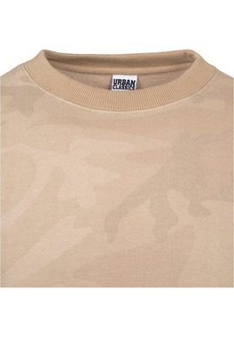 URBAN CLASSICS Rundhalspullover Urban Classics Herren Camo Crewneck (1-tlg)