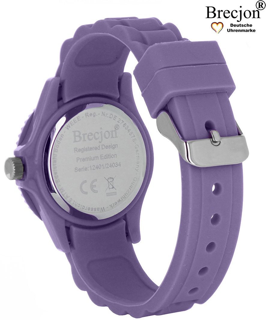 Brecjon Quarzuhr Kinder Armbanduhr Lernuhr 5ATM Silikon, kostenloser Versand – Bild 4 von 5