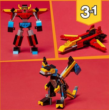 LEGO® Konstruktionsspielsteine Super-Mech (31124), LEGO® Creator 3in1, (159 St), Made in Europe