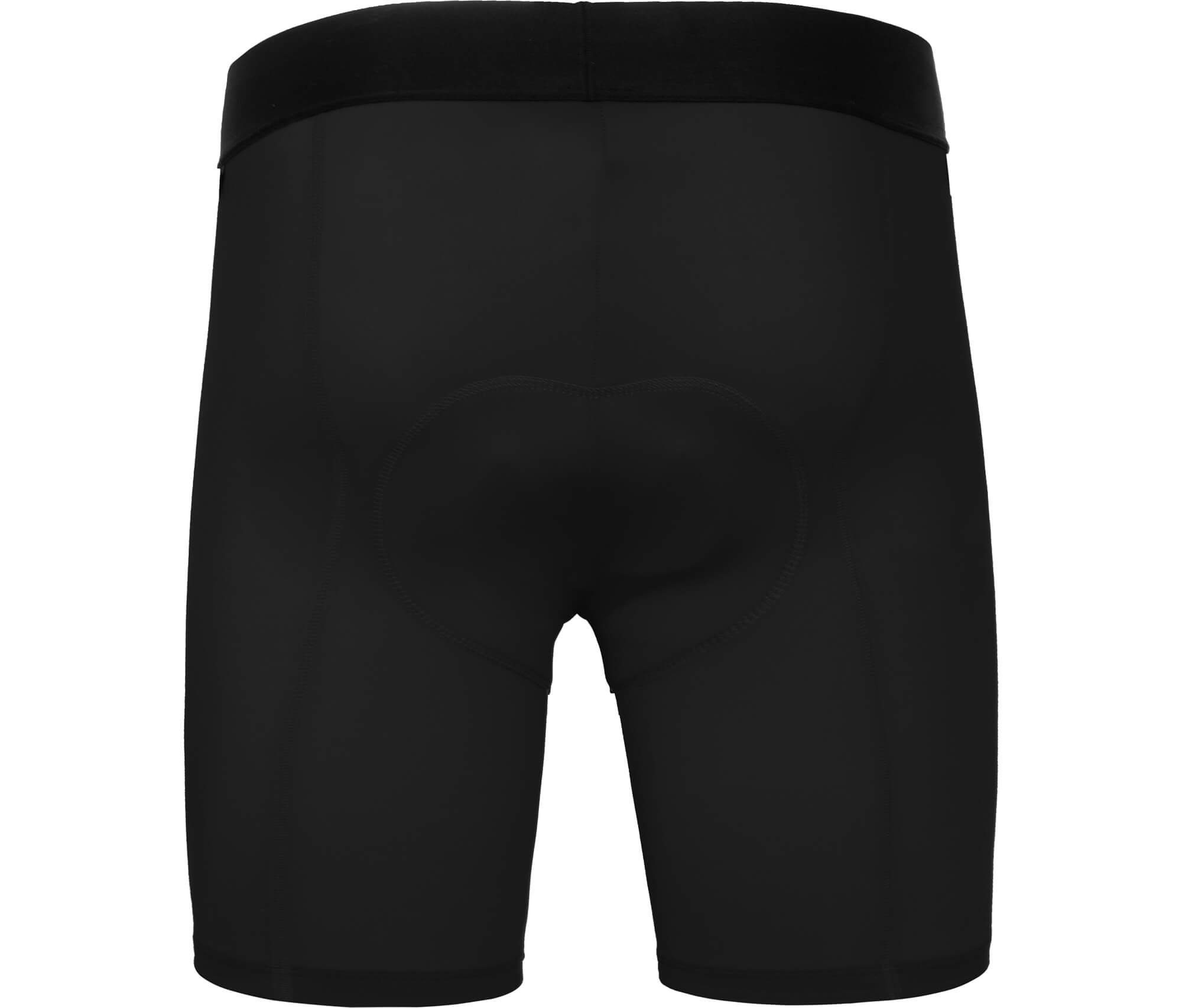 Fahrradhose MIKELI COMFORT (mit Sitzpolster) Herren Fahrrad Unterhose, bielastisch, komfortabel, Normalgrößen, schwarz