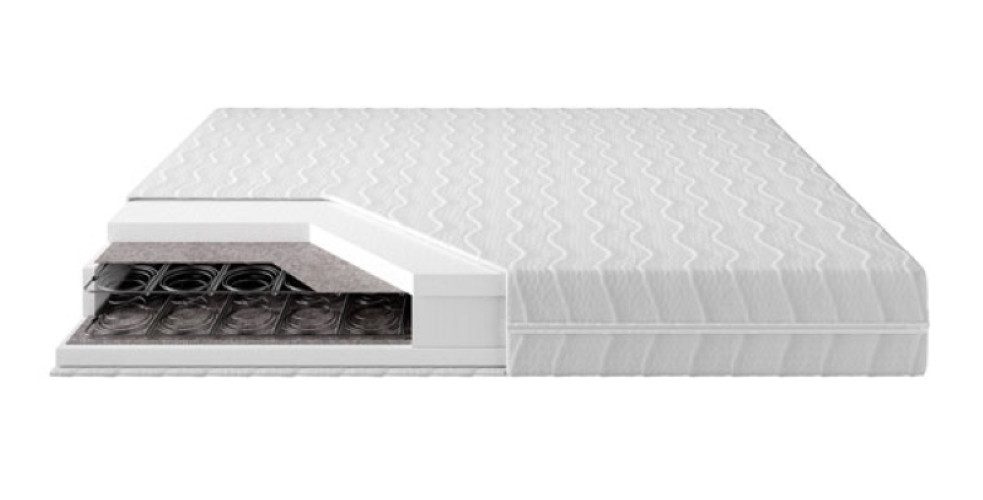 Feldmann-Wohnen Jugendzimmer-Set Simi, (Simi, 4-tlg., 1 Kleiderschrank, 1 Polsterliege, 1 Nachtkonsole, 1 Schreibtisch), 4-teilig weiß Hickory Oak inkl. Matratze