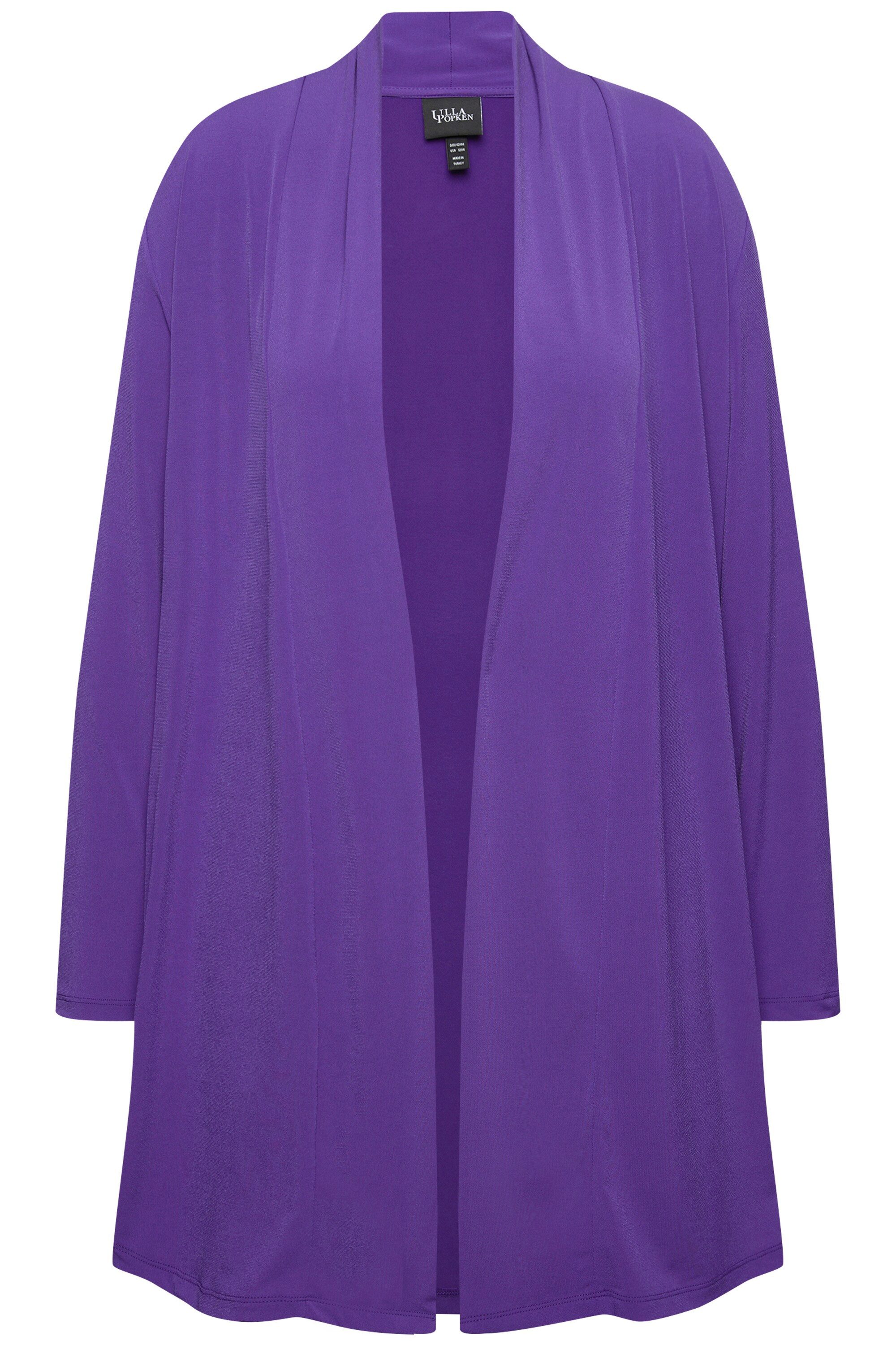 Ulla Popken Shirtjacke Jerseyjacke offene Form günstig online kaufen