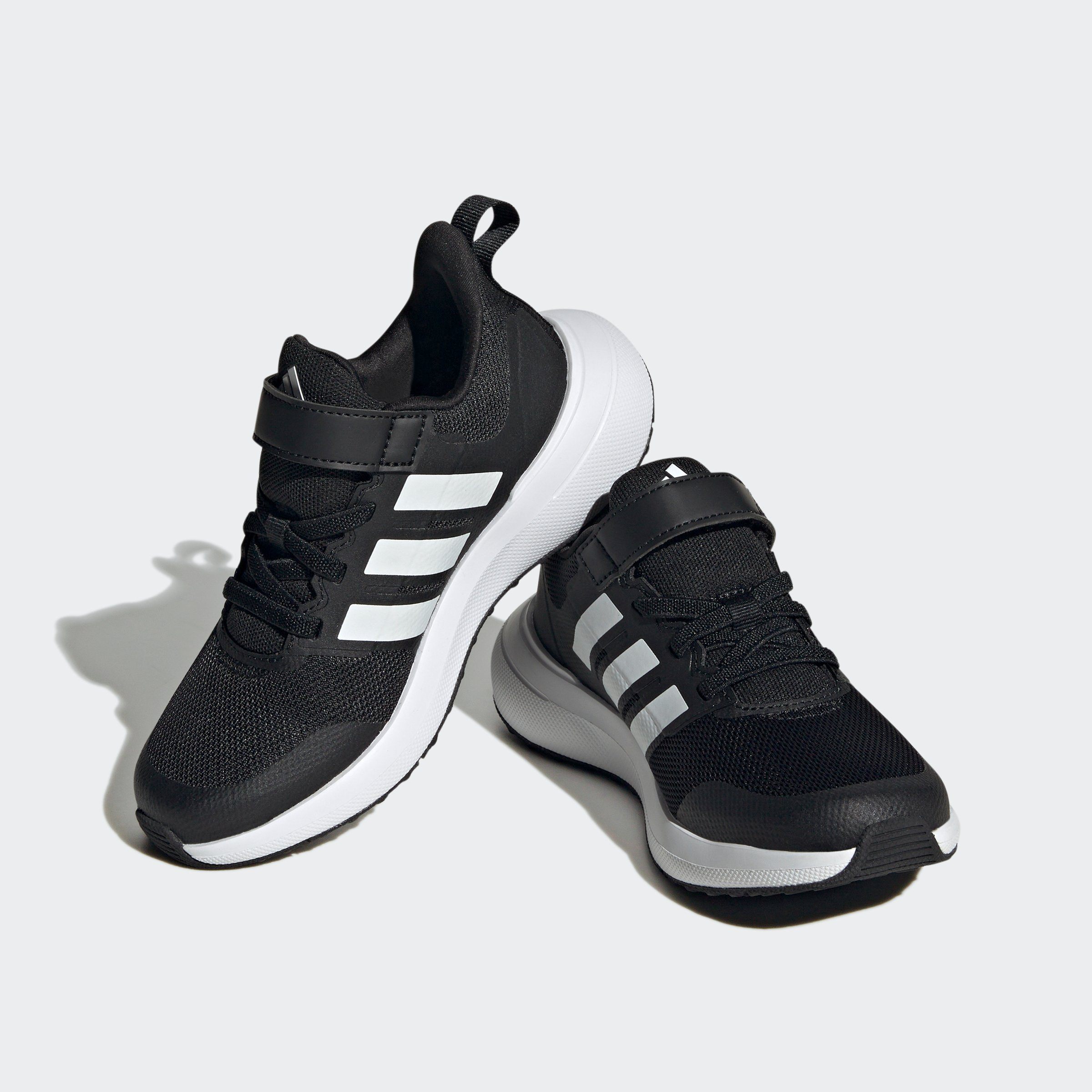 adidas Sportswear FORTARUN 2.0 CLOUDFOAM ELASTIC LACE TOP STRAP Sneaker Core Black / Cloud White / Core Black